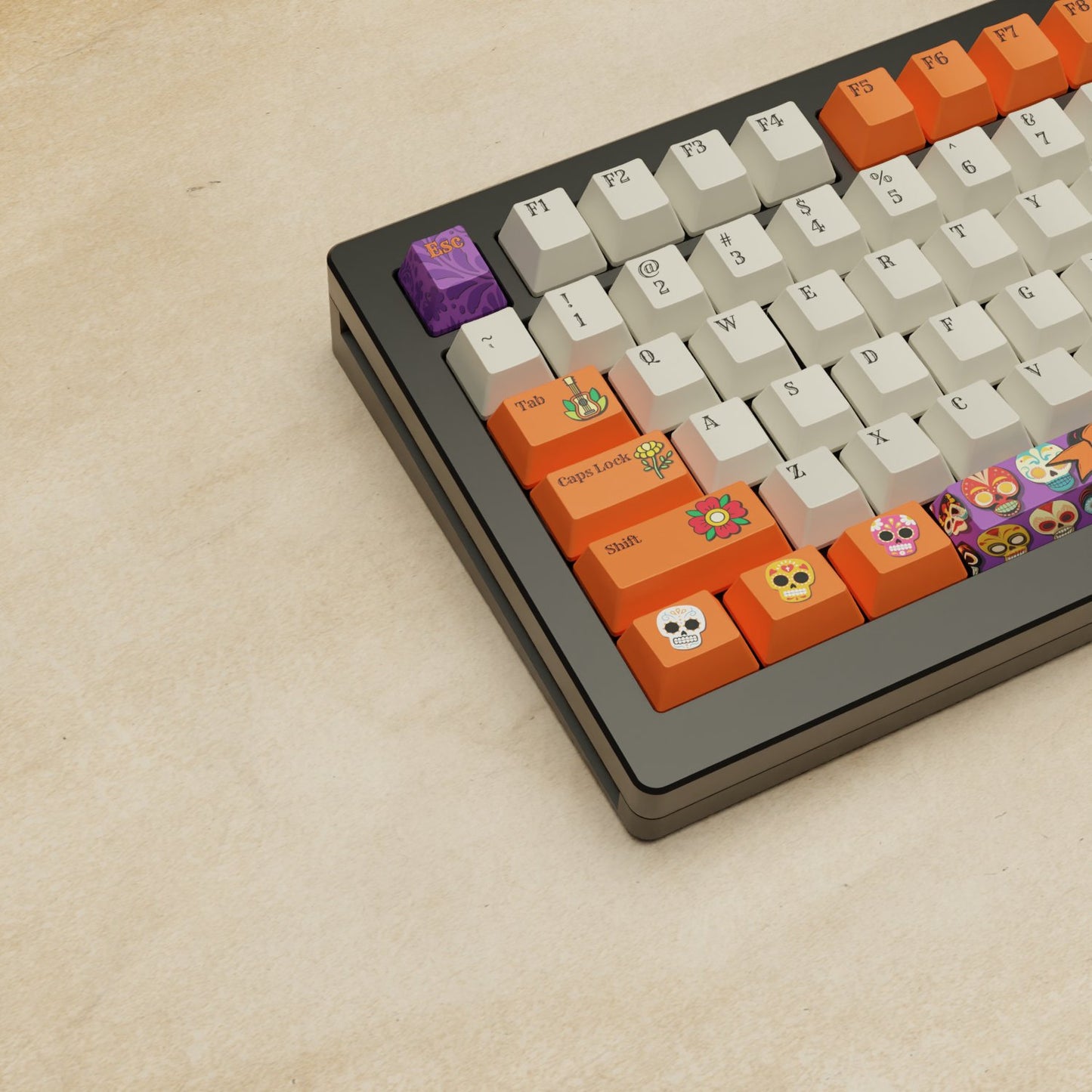 Monsgeek M1W - 75% Dia De Muertos Mechanical Keyboard - Goblintechkeys