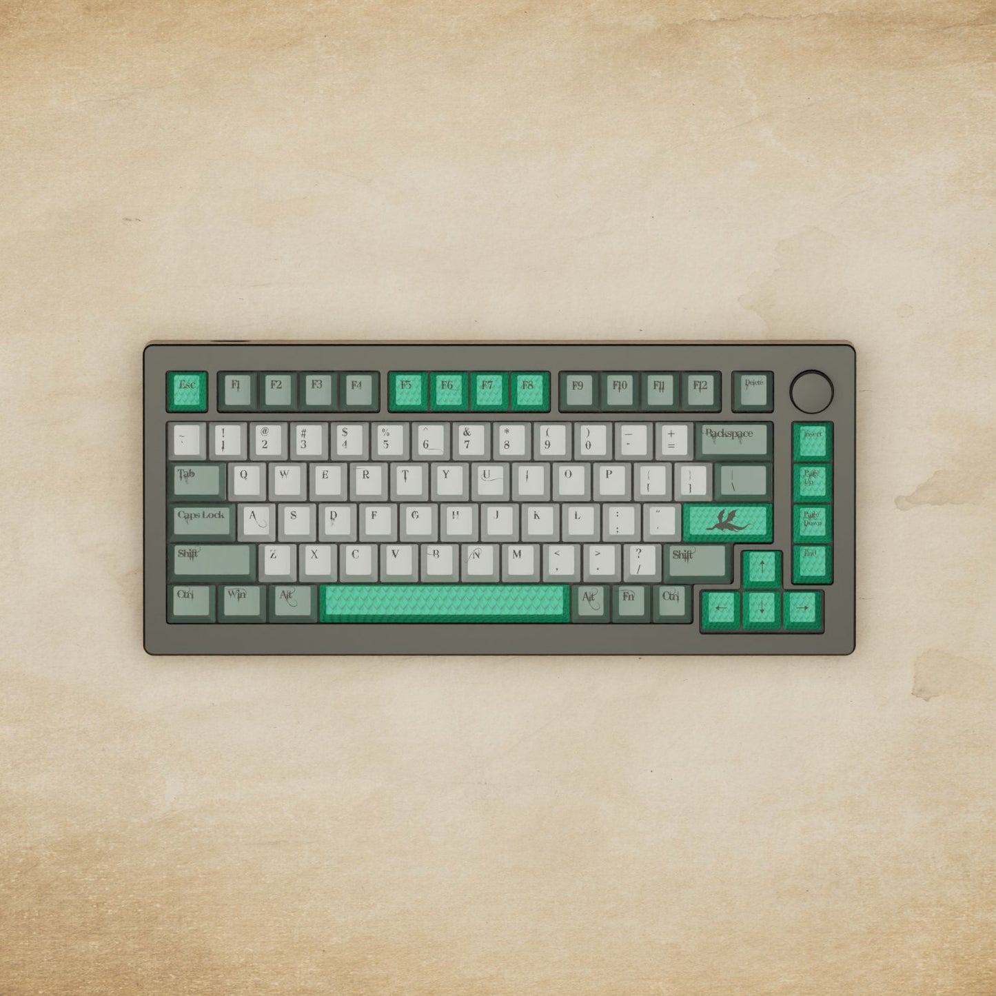 Monsgeek M1W - 75% Dragon Scale Mechanical Keyboard - Goblintechkeys