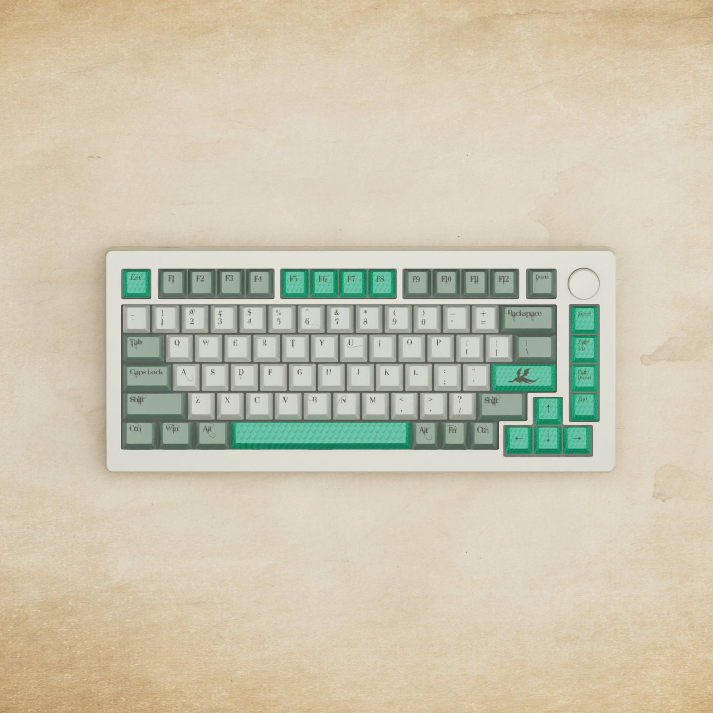 Monsgeek M1W - 75% Dragon Scale Mechanical Keyboard - Goblintechkeys