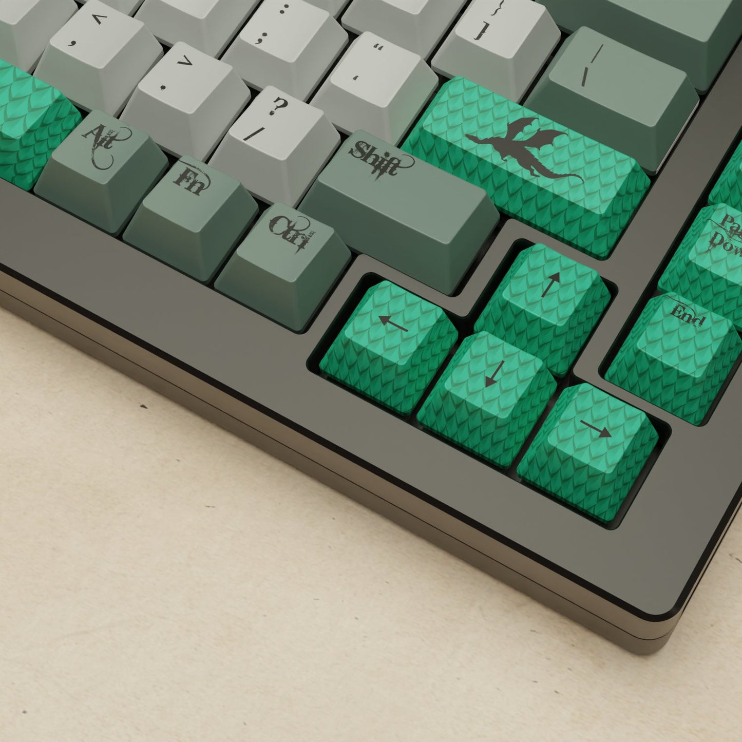 Monsgeek M1W - 75% Dragon Scale Mechanical Keyboard - Goblintechkeys