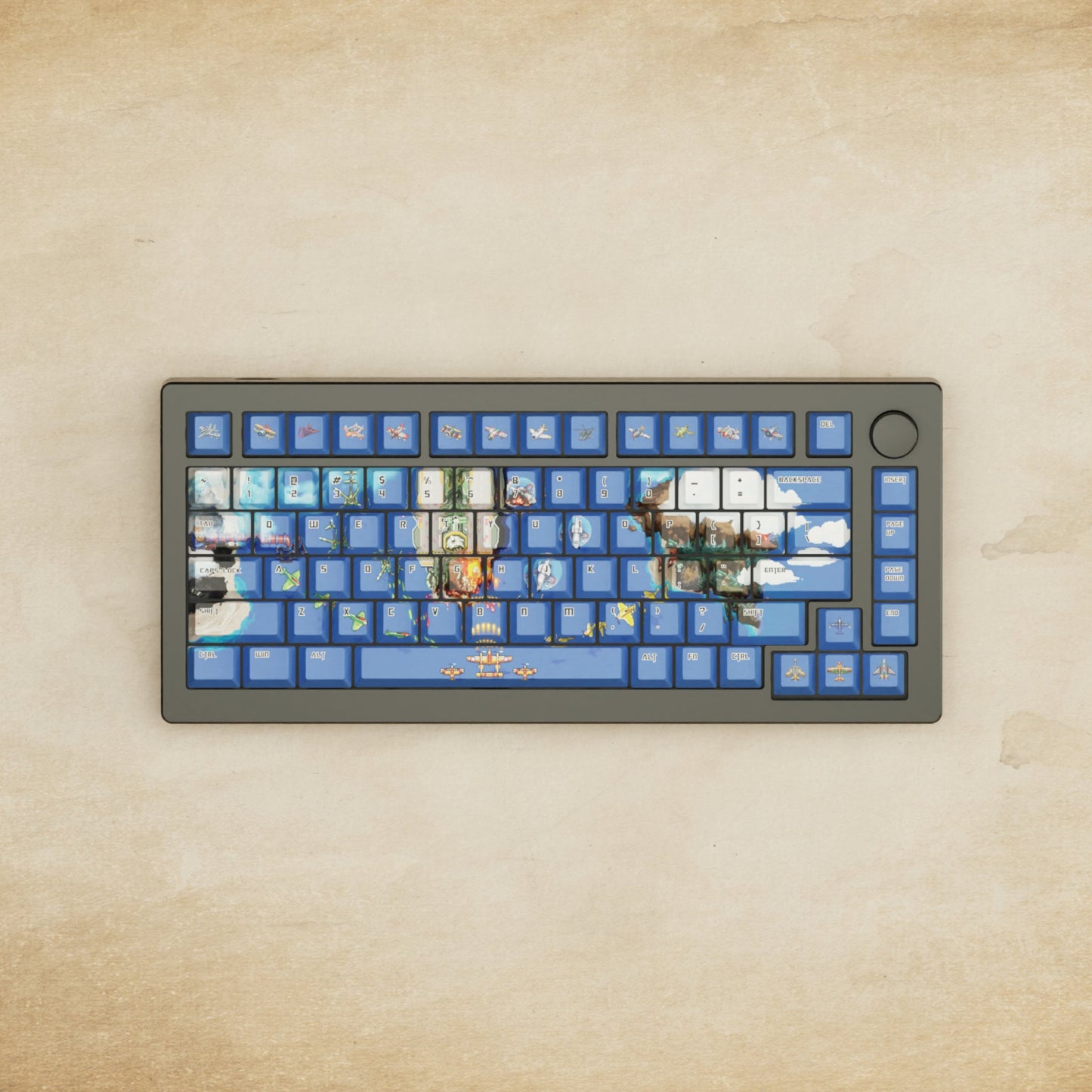 Monsgeek M1W - 75% Fighter Arcade Mechanical Keyboard - Goblintechkeys
