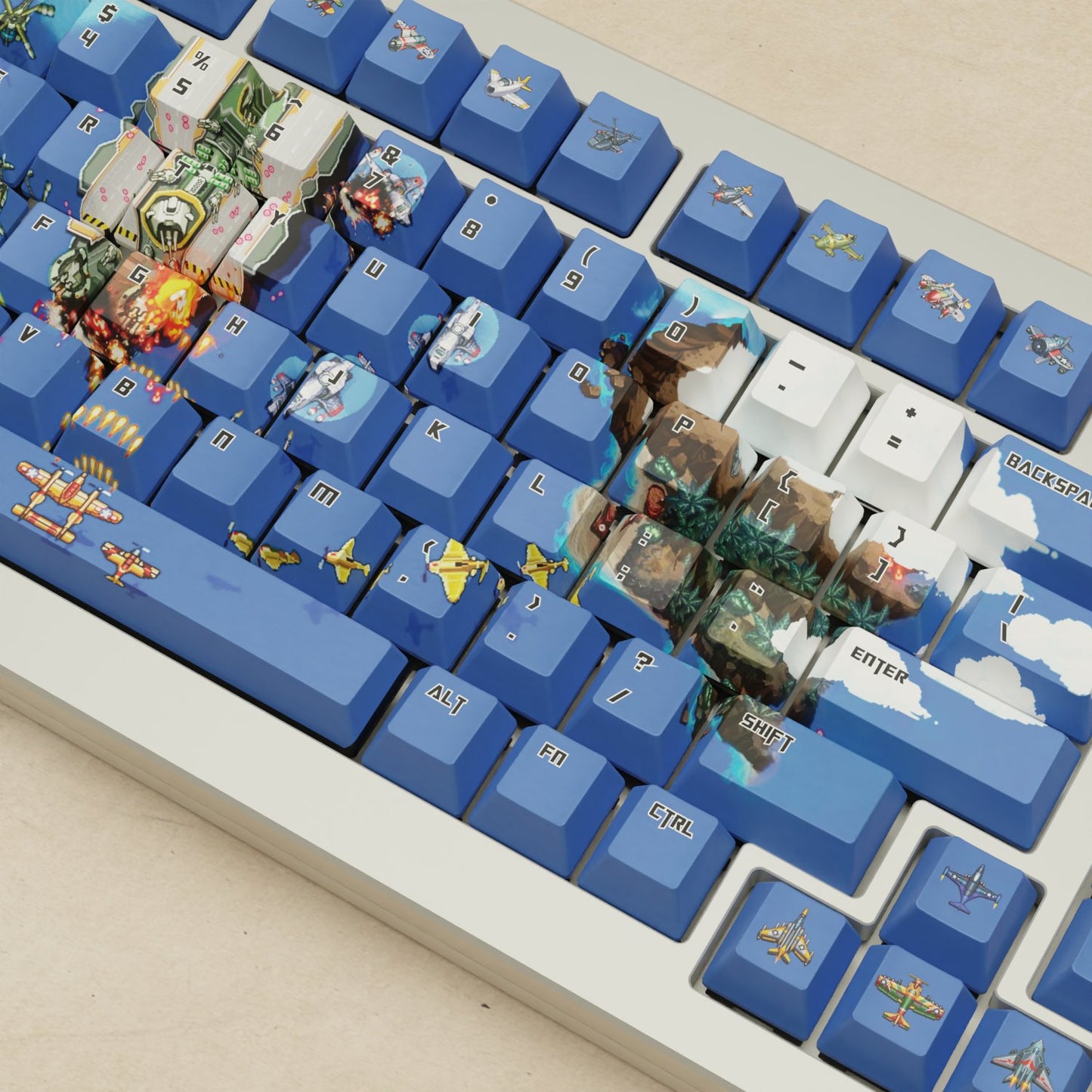 Monsgeek M1W - 75% Fighter Arcade Mechanical Keyboard - Goblintechkeys