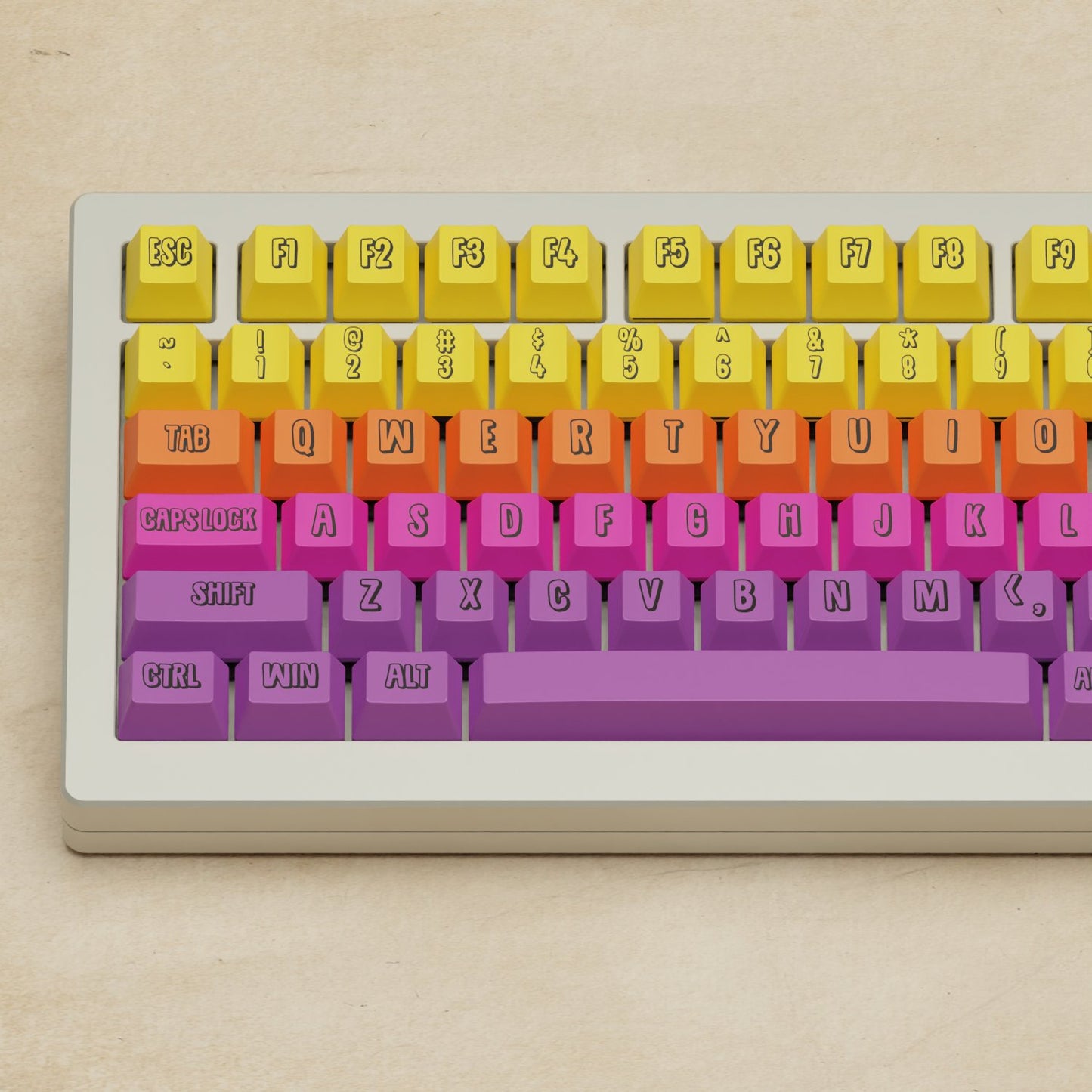 Monsgeek M1W - 75% Fruit Salad Mechanical Keyboard - Goblintechkeys