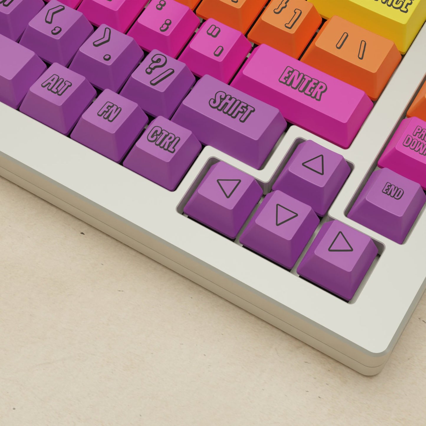 Monsgeek M1W - 75% Fruit Salad Mechanical Keyboard - Goblintechkeys