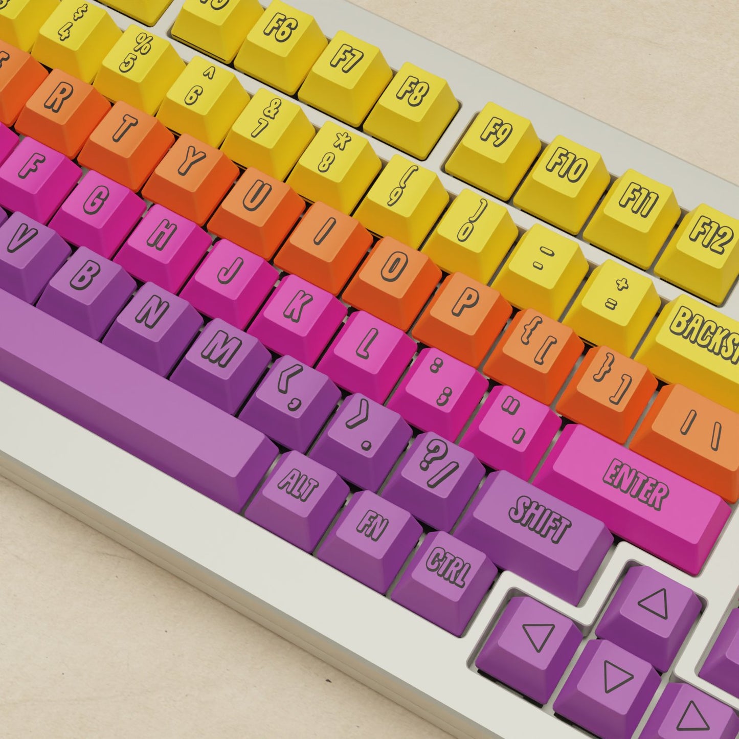 Monsgeek M1W - 75% Fruit Salad Mechanical Keyboard - Goblintechkeys