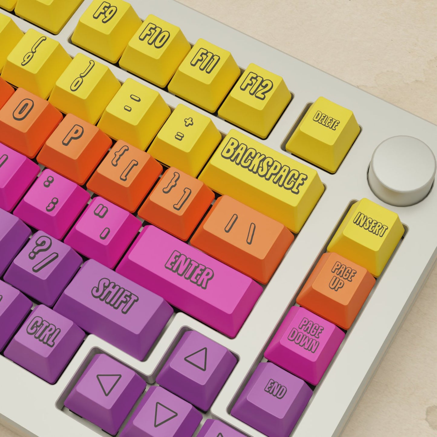 Monsgeek M1W - 75% Fruit Salad Mechanical Keyboard - Goblintechkeys