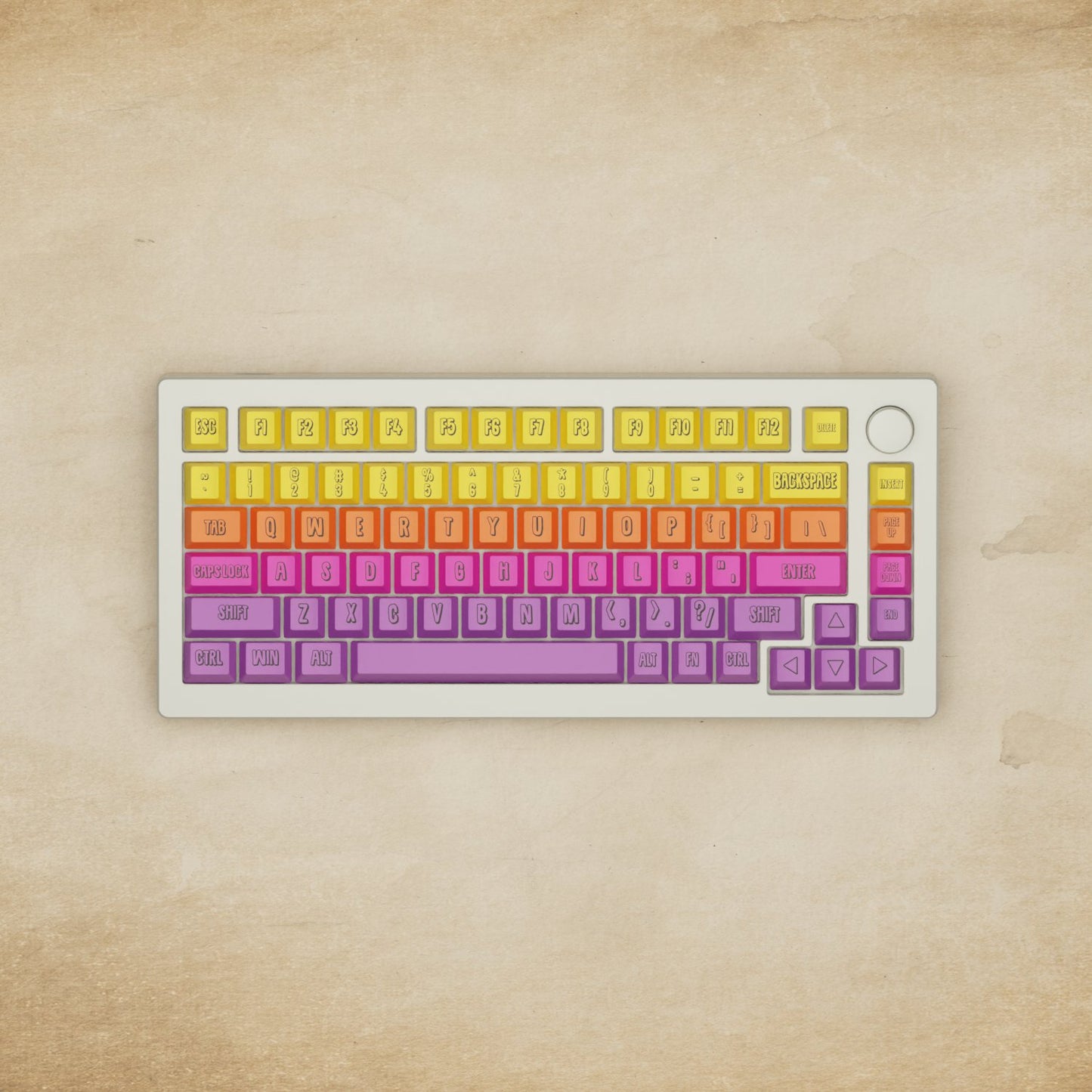 Monsgeek M1W - 75% Fruit Salad Mechanical Keyboard - Goblintechkeys