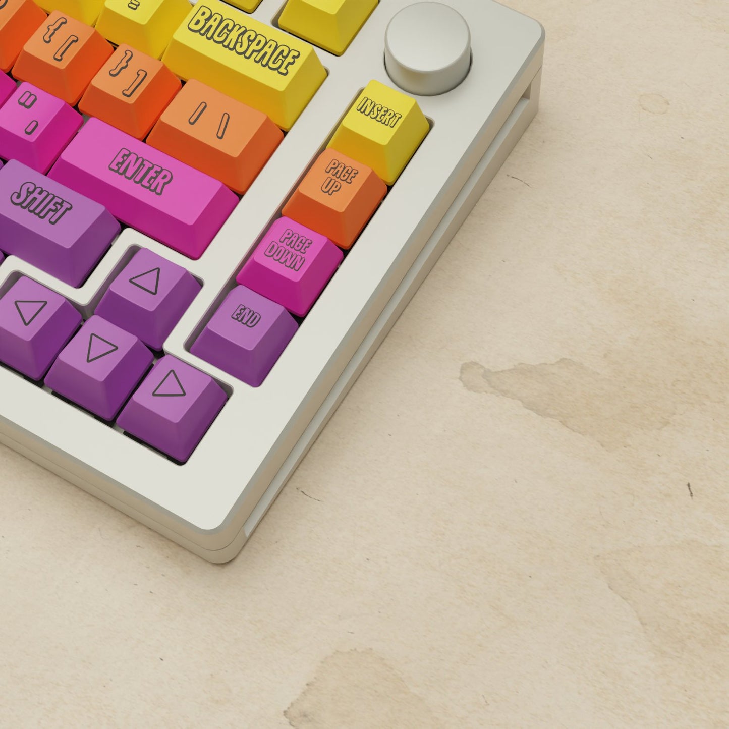 Monsgeek M1W - 75% Fruit Salad Mechanical Keyboard - Goblintechkeys