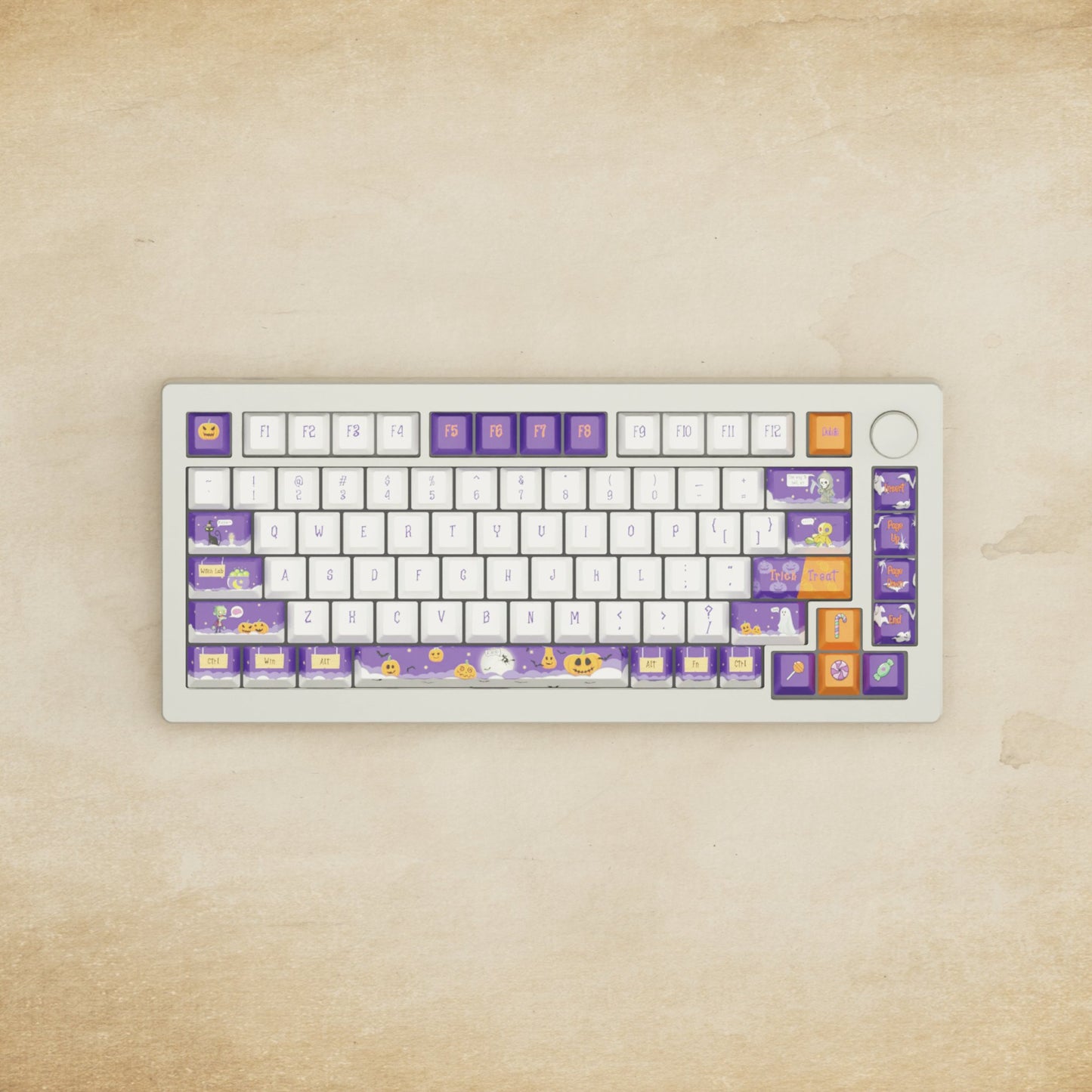 Monsgeek M1W - 75% Halloween Mechanical Keyboard - Goblintechkeys