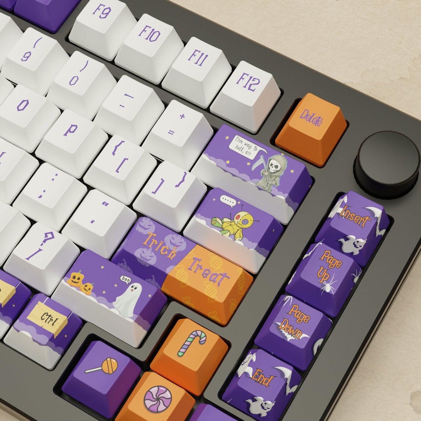 Monsgeek M1W - 75% Halloween Mechanical Keyboard - Goblintechkeys