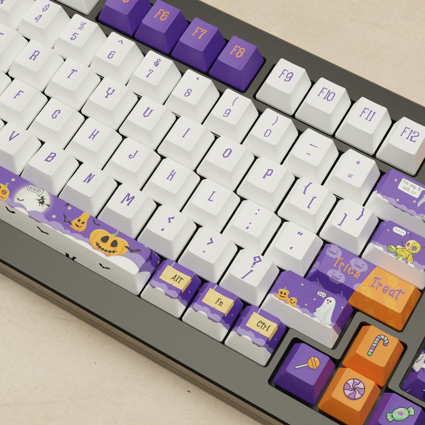 Monsgeek M1W - 75% Halloween Mechanical Keyboard - Goblintechkeys