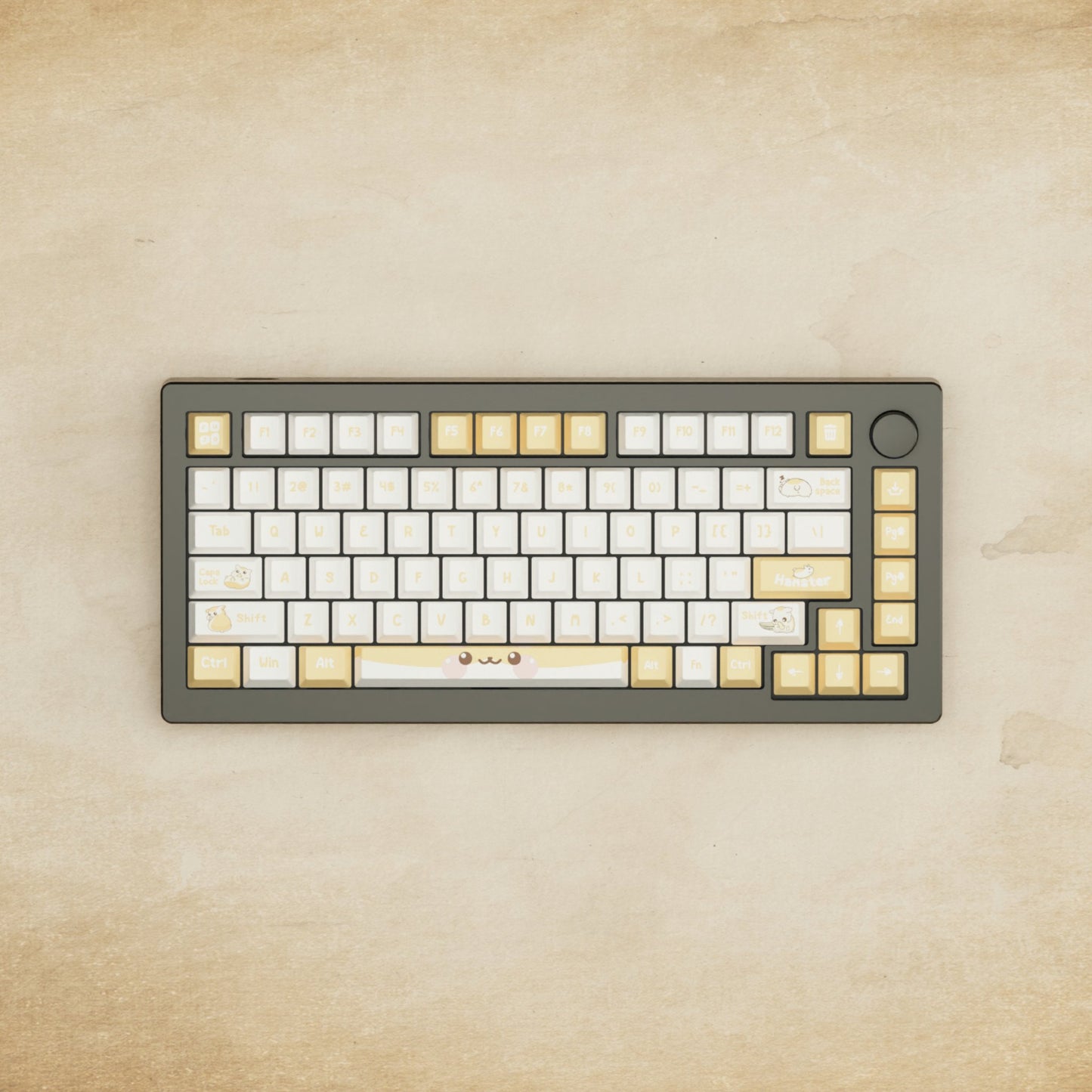 Monsgeek M1W - 75% Hamster Mechanical Keyboard - Goblintechkeys