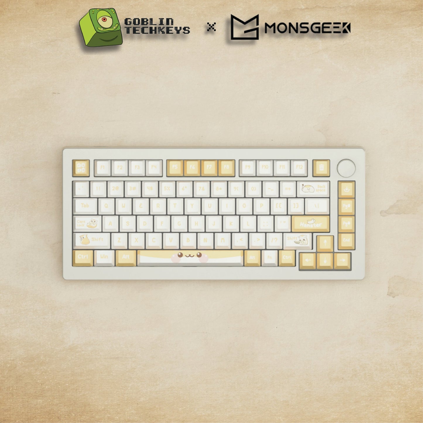 Monsgeek M1W - 75% Hamster Mechanical Keyboard - Goblintechkeys