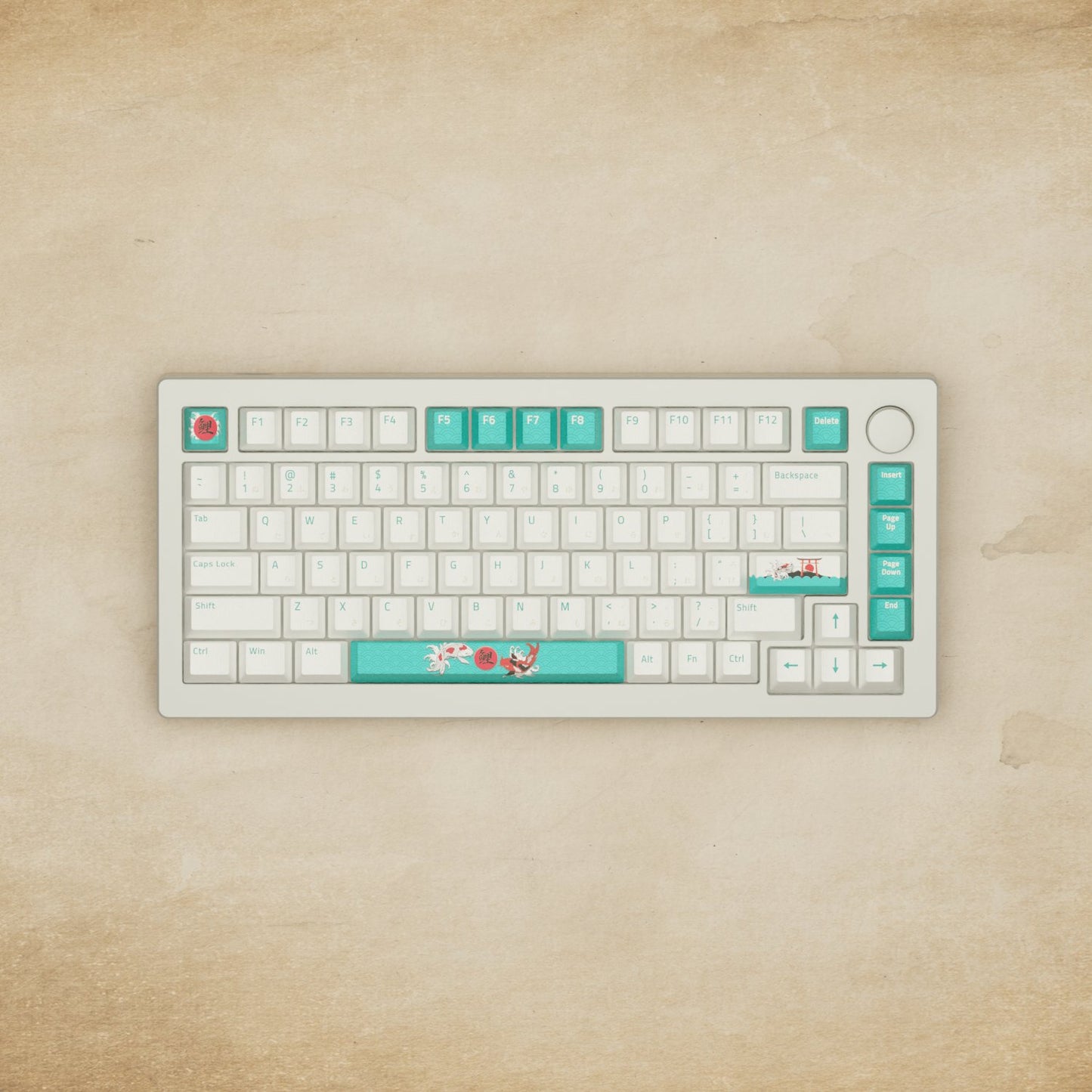 Monsgeek M1W - 75% Koi Mechanical Keyboard - Goblintechkeys