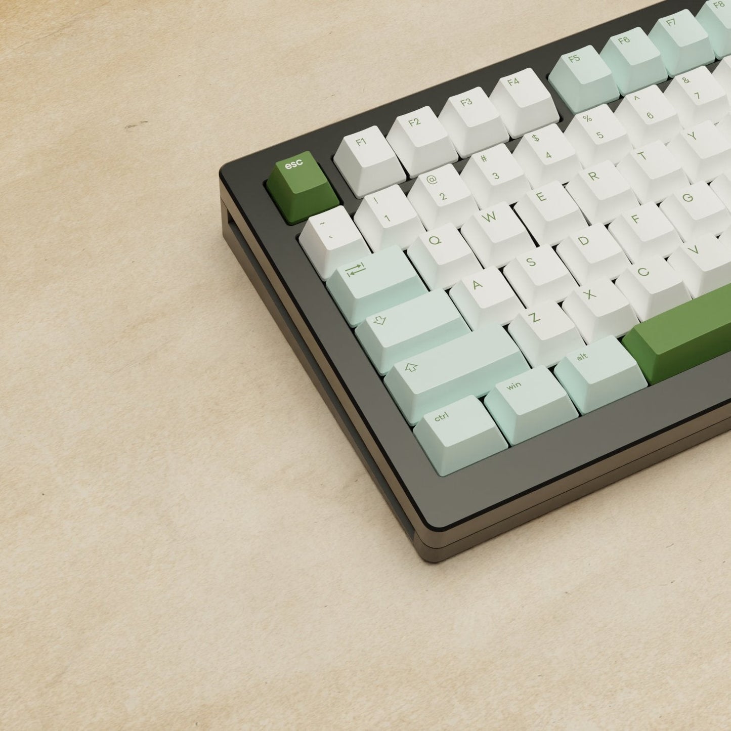 Monsgeek M1W - 75% Matcha Mechanical Keyboard - Goblintechkeys