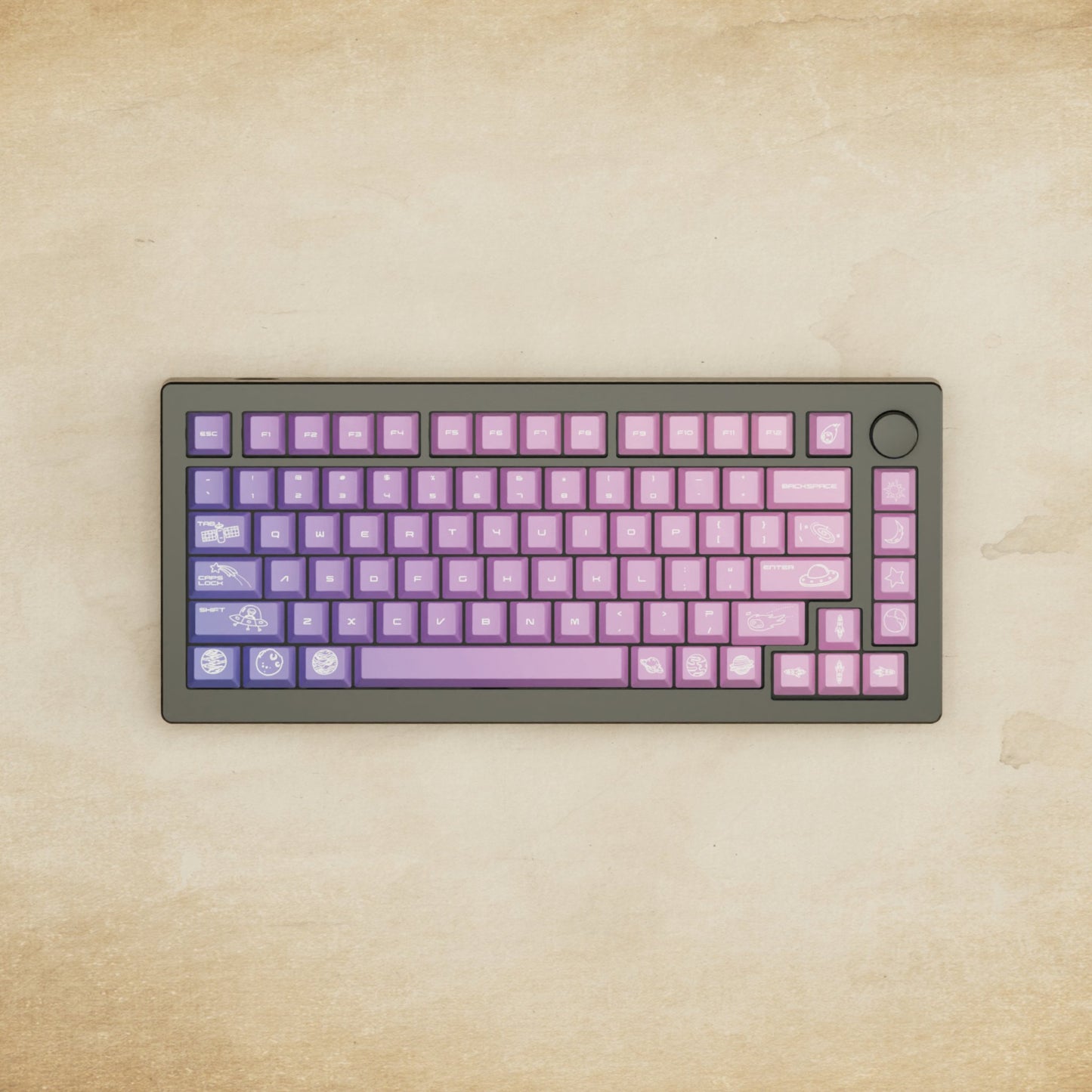 Monsgeek M1W - 75% Nebula Mechanical Keyboard - Goblintechkeys