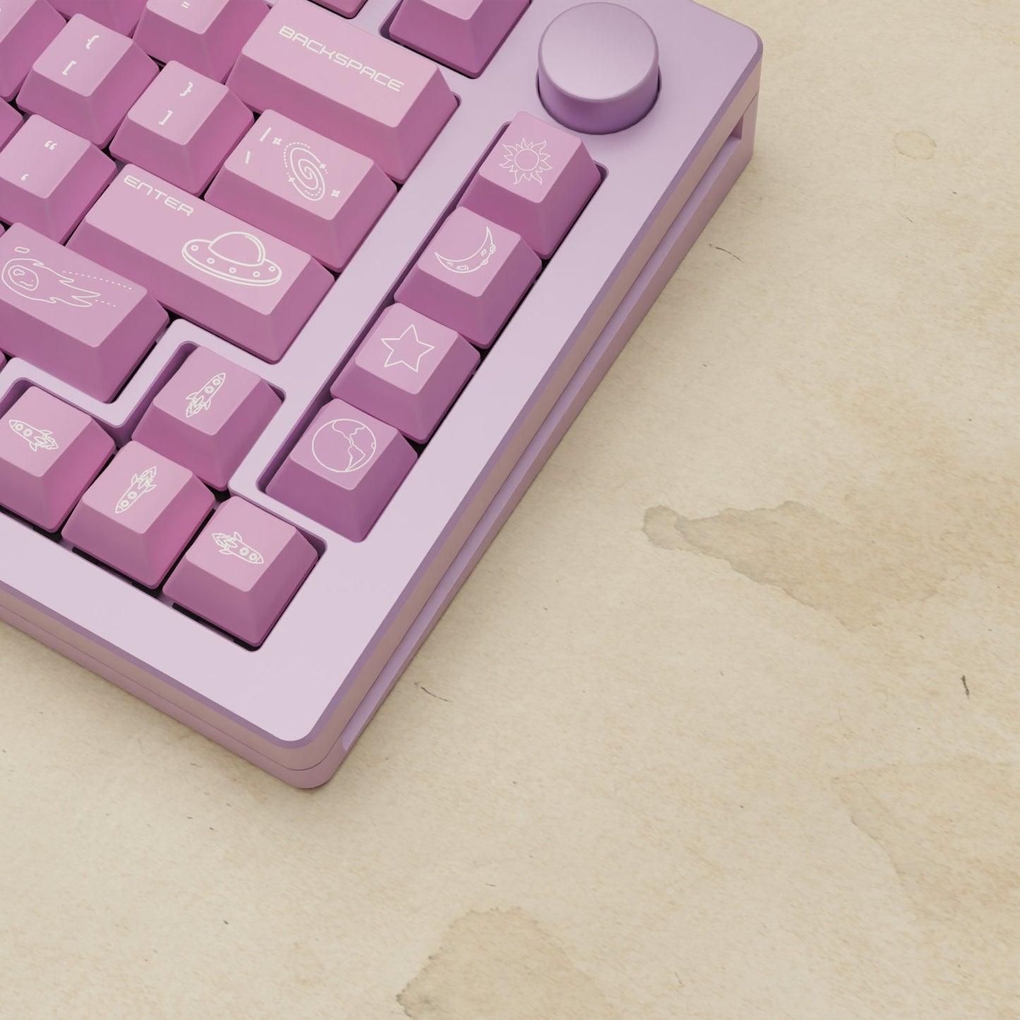 Monsgeek M1W - 75% Nebula Mechanical Keyboard - Goblintechkeys