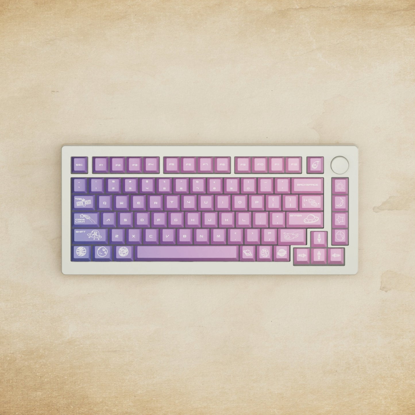 Monsgeek M1W - 75% Nebula Mechanical Keyboard - Goblintechkeys