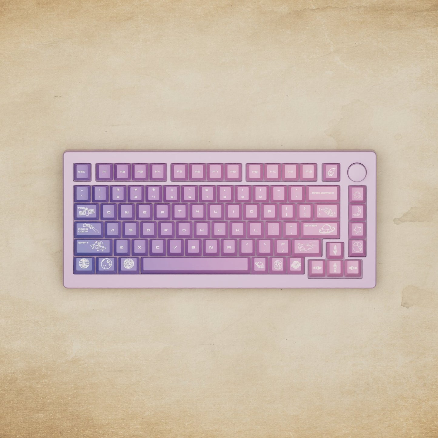 Monsgeek M1W - 75% Nebula Mechanical Keyboard - Goblintechkeys