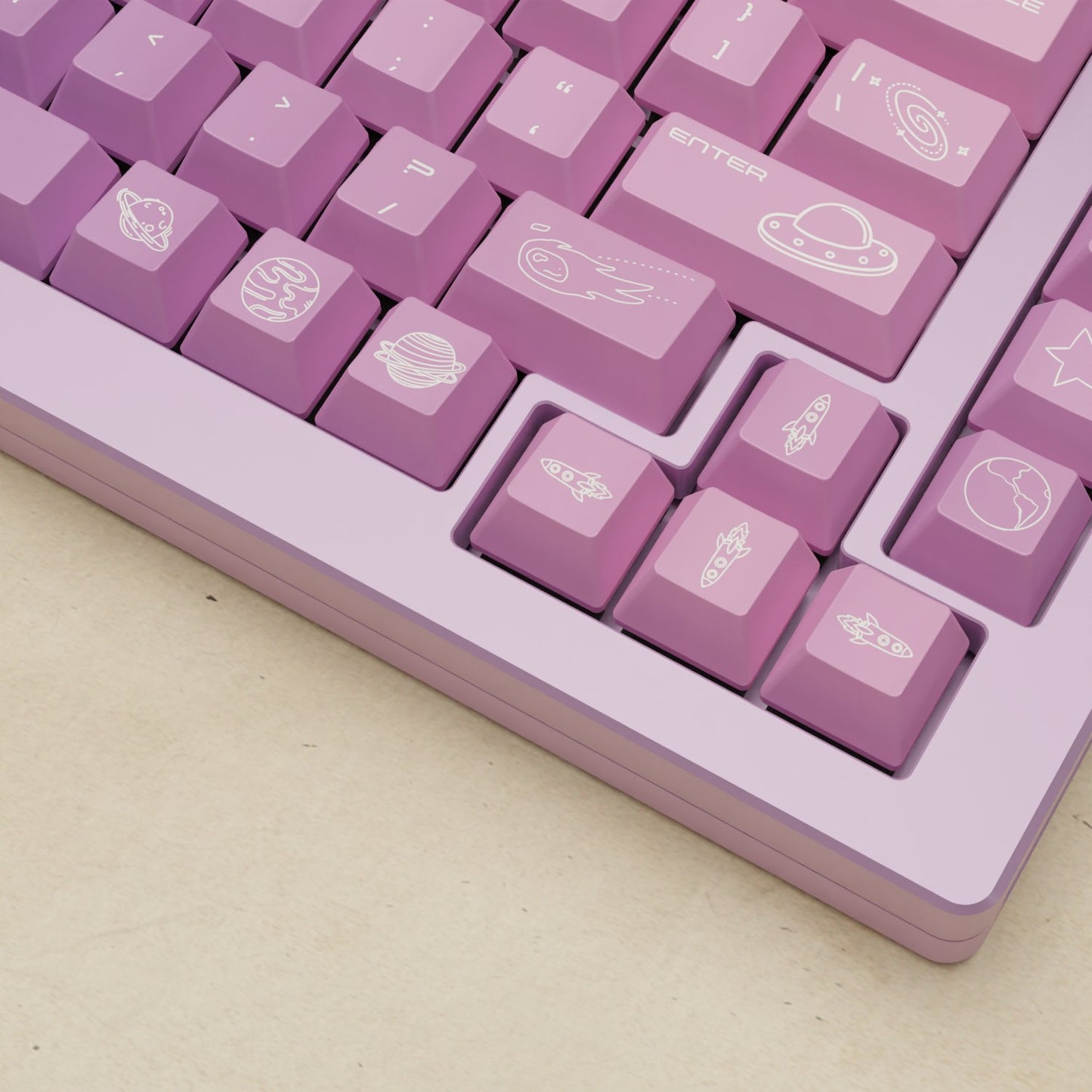 Monsgeek M1W - 75% Nebula Mechanical Keyboard - Goblintechkeys