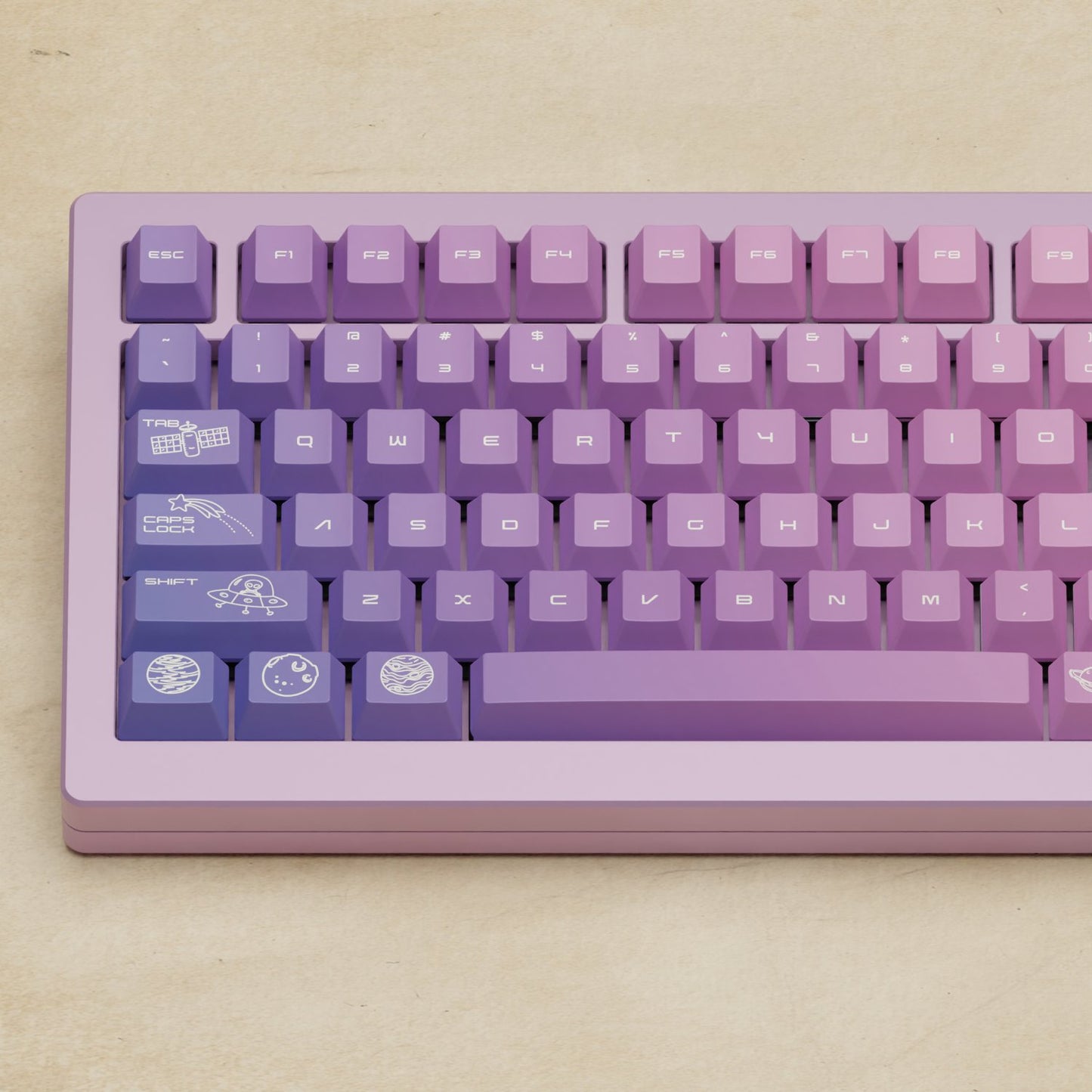 Monsgeek M1W - 75% Nebula Mechanical Keyboard - Goblintechkeys