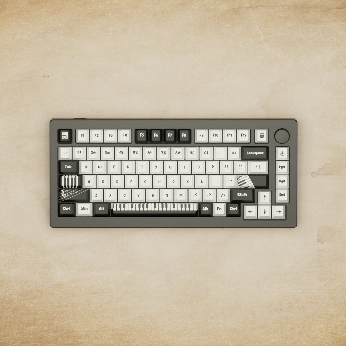 Monsgeek M1W - 75% Piano Mechanical Keyboard - Goblintechkeys