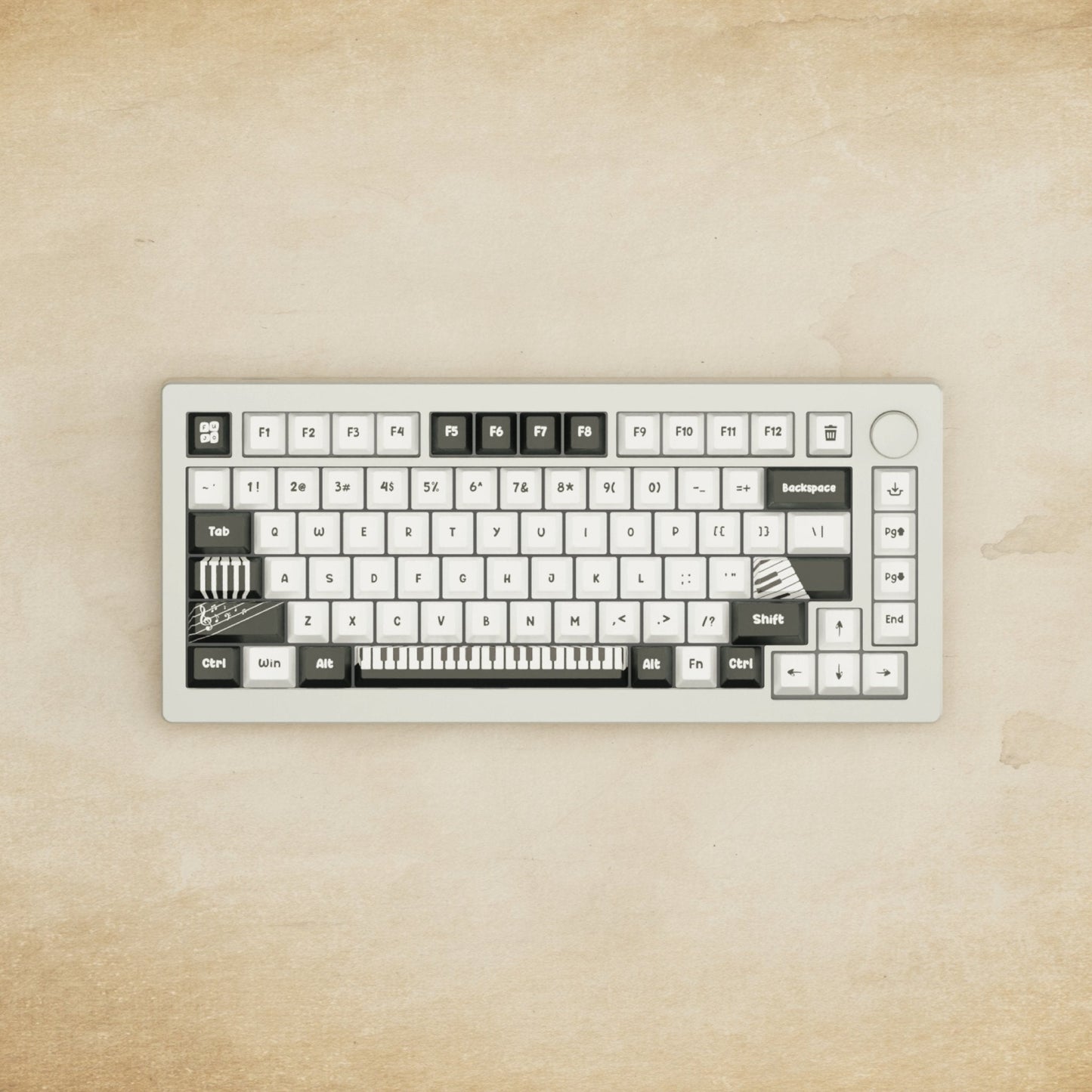 Monsgeek M1W - 75% Piano Mechanical Keyboard - Goblintechkeys
