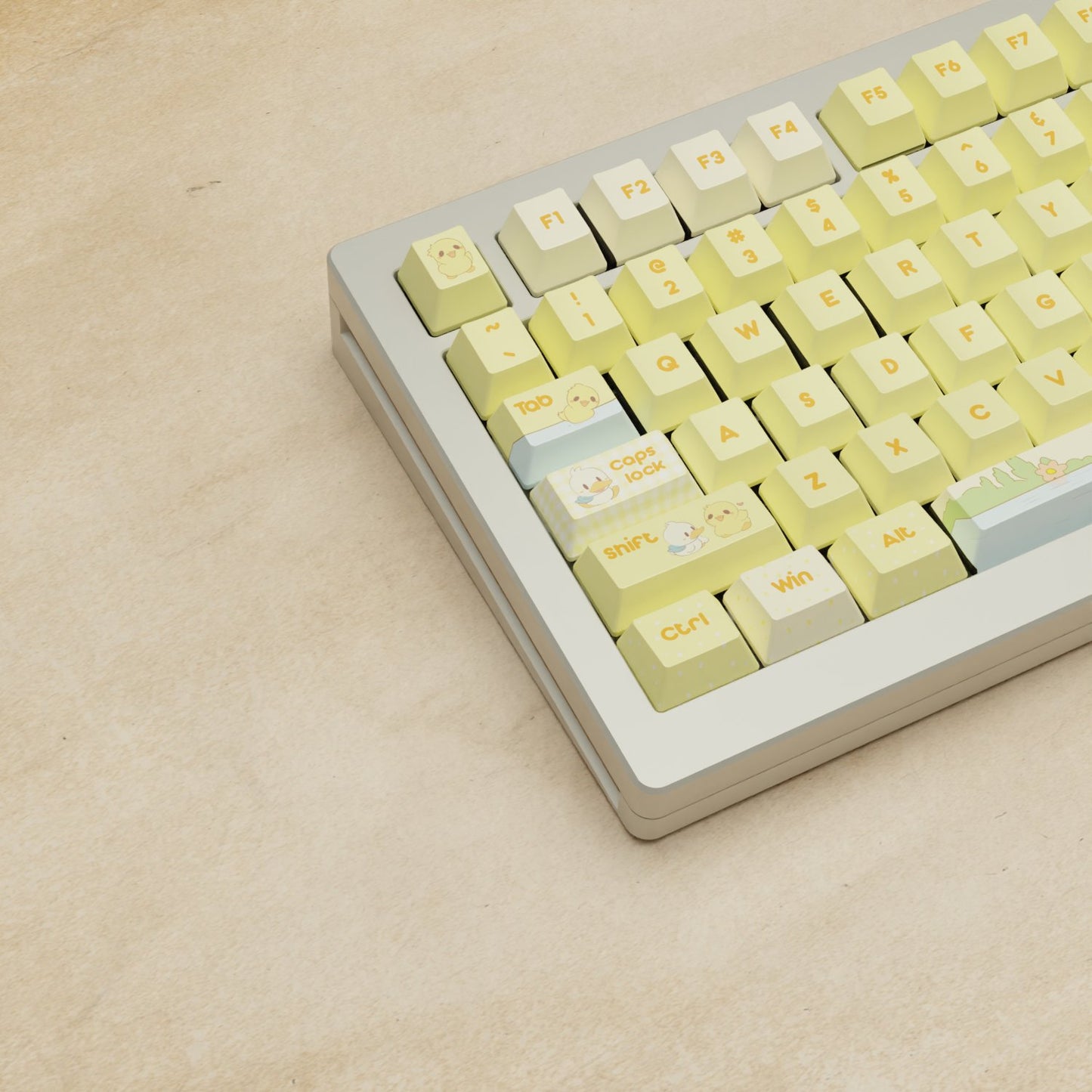 Monsgeek M1W - 75% Quacky Mechanical Keyboard - Goblintechkeys