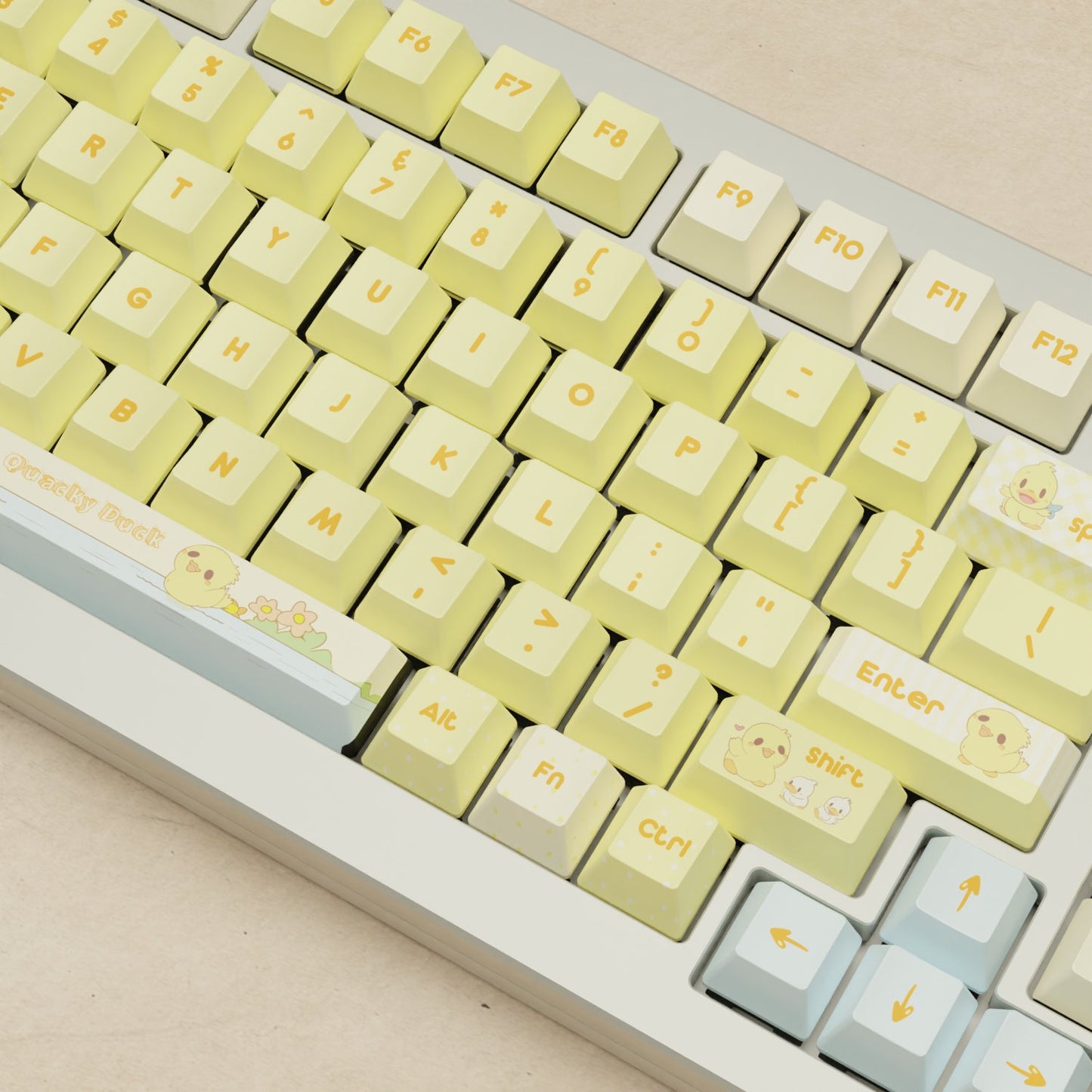 Monsgeek M1W - 75% Quacky Mechanical Keyboard - Goblintechkeys