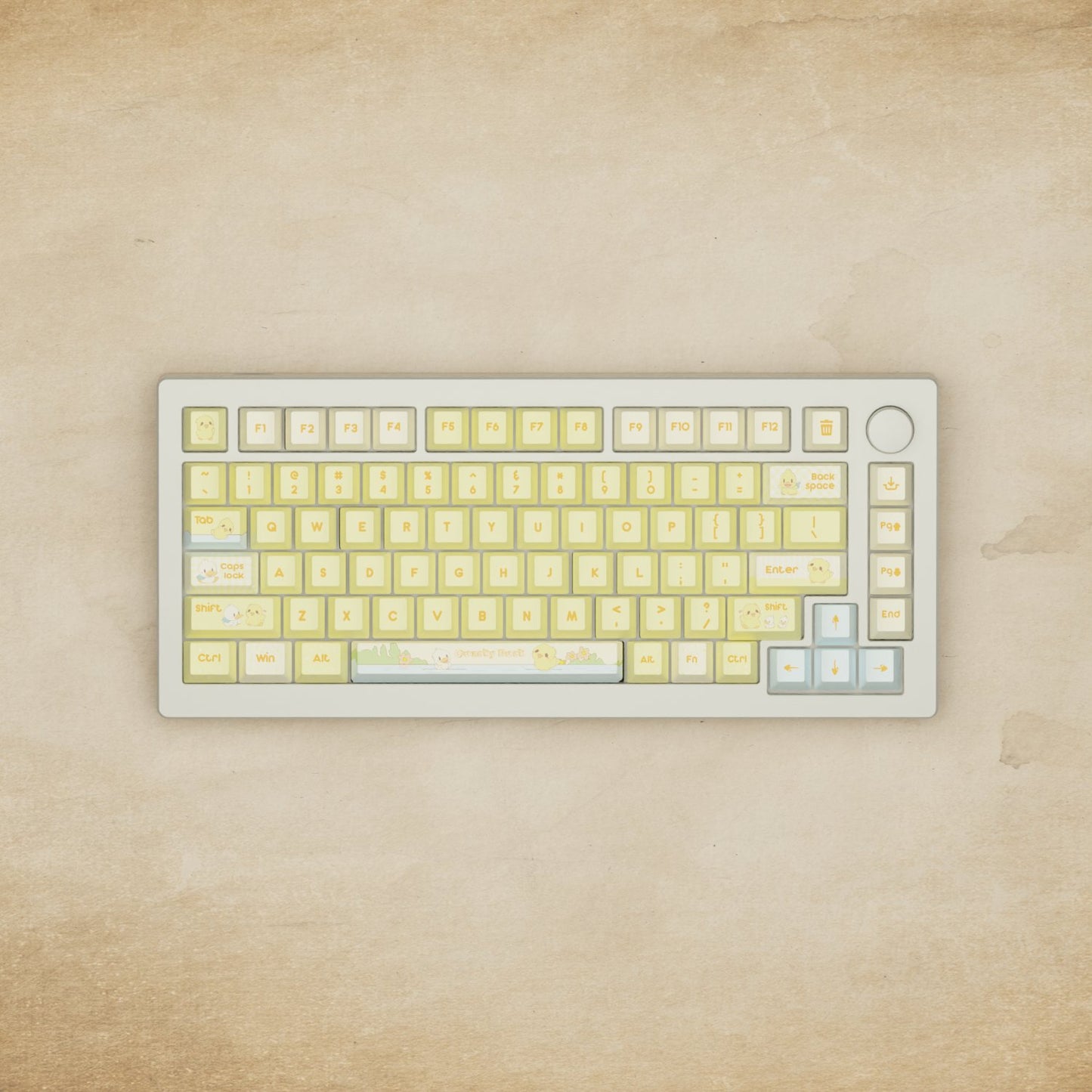 Monsgeek M1W - 75% Quacky Mechanical Keyboard - Goblintechkeys