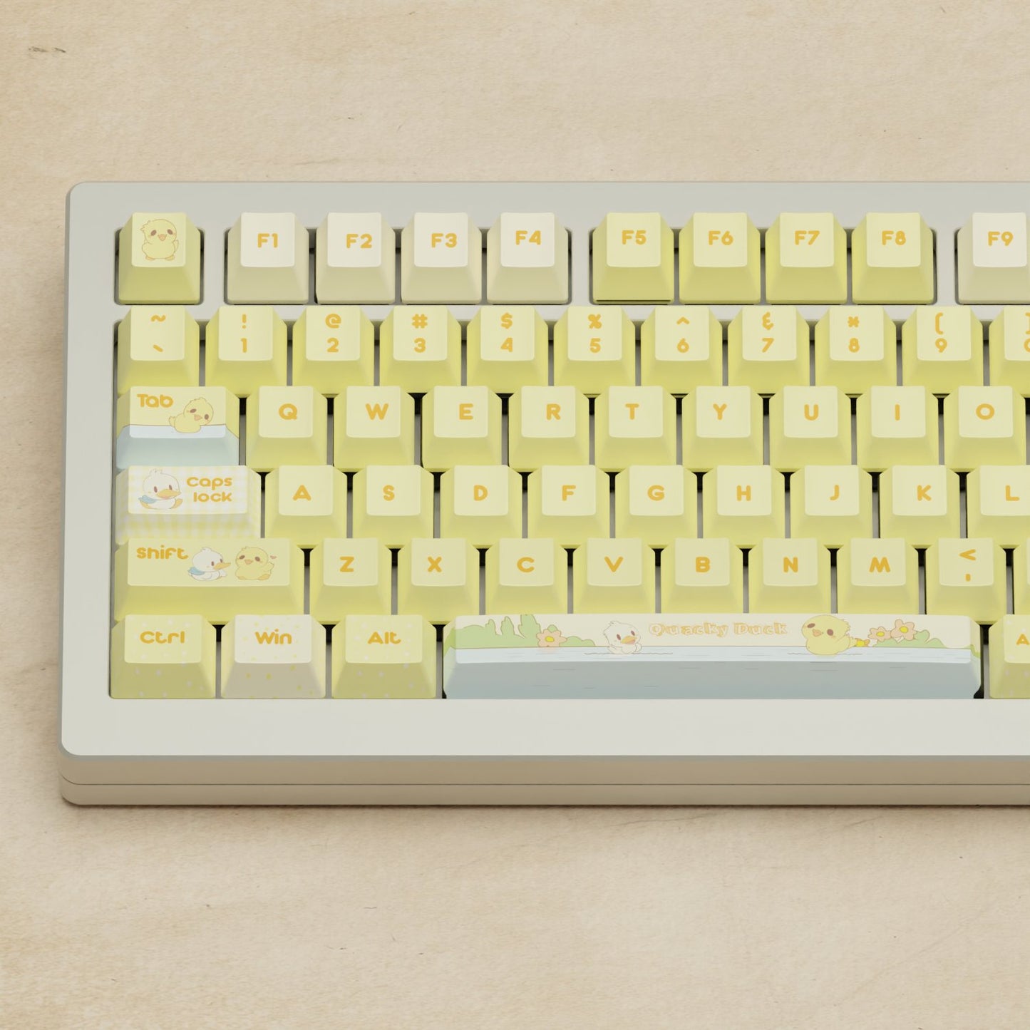 Monsgeek M1W - 75% Quacky Mechanical Keyboard - Goblintechkeys