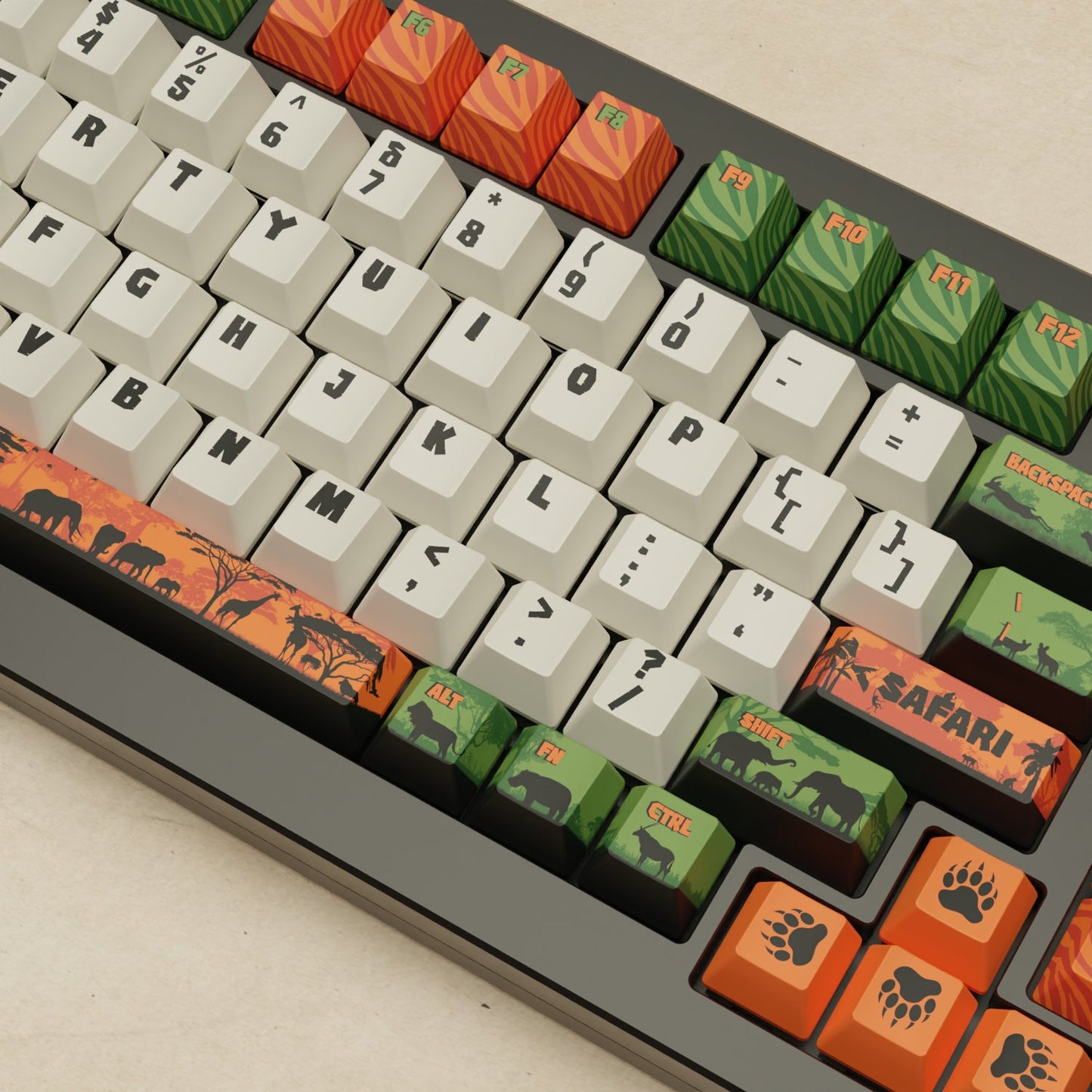 Monsgeek M1W - 75% Safari Mechanical Keyboard - Goblintechkeys