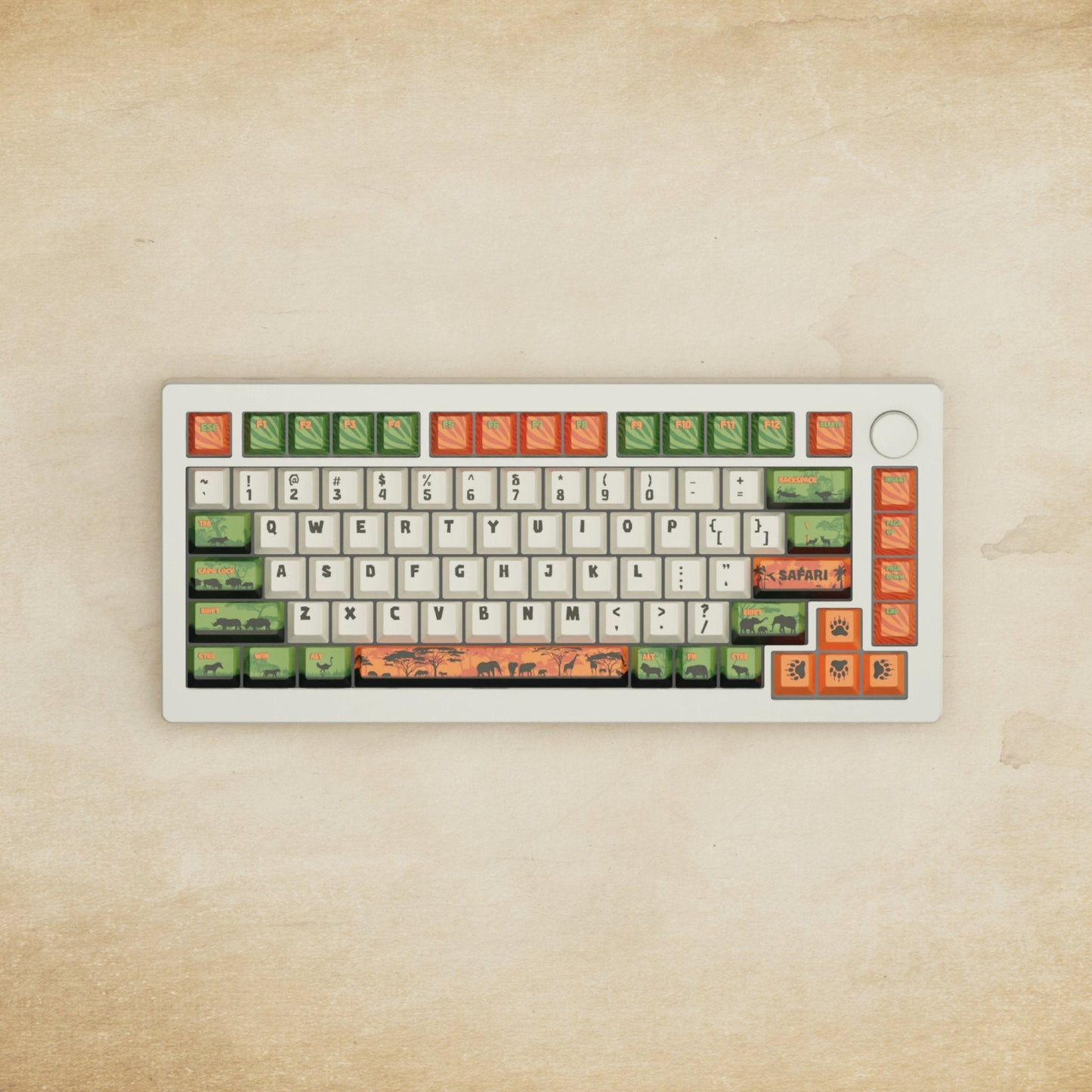 Monsgeek M1W - 75% Safari Mechanical Keyboard - Goblintechkeys