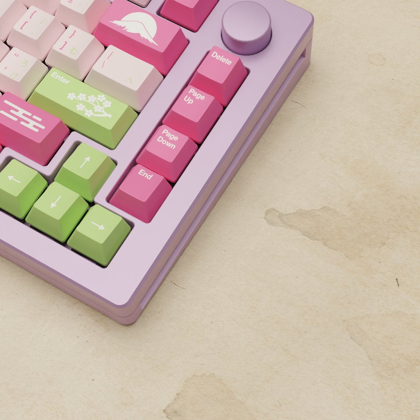 Monsgeek M1W - 75% Sakura Mechanical Keyboard - Goblintechkeys