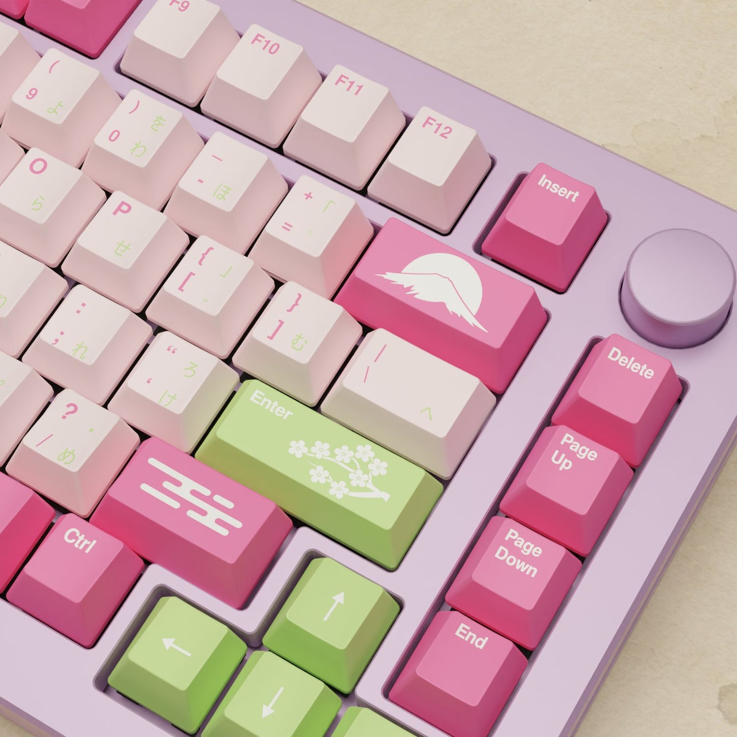 Monsgeek M1W - 75% Sakura Mechanical Keyboard - Goblintechkeys