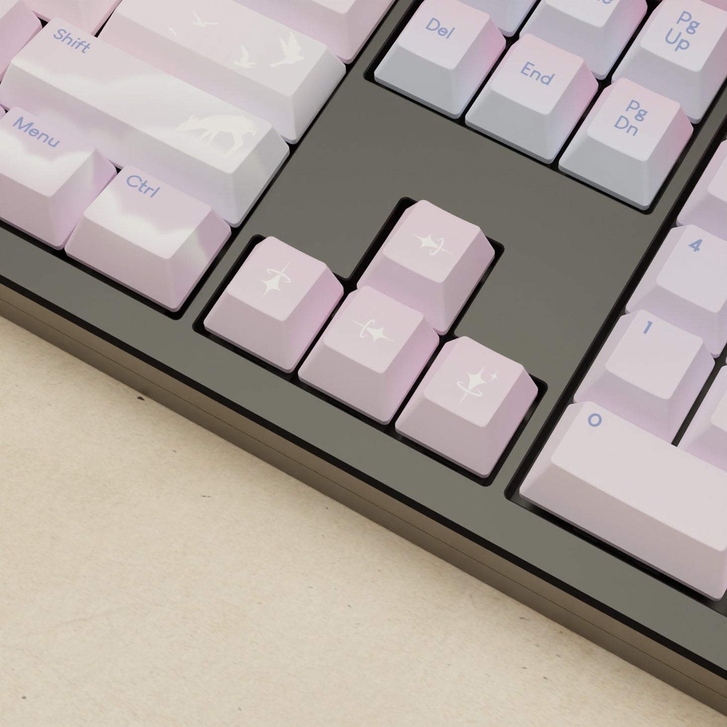 Monsgeek M5 - 100% Aesthetic Sky Mechanical Keyboard - Goblintechkeys