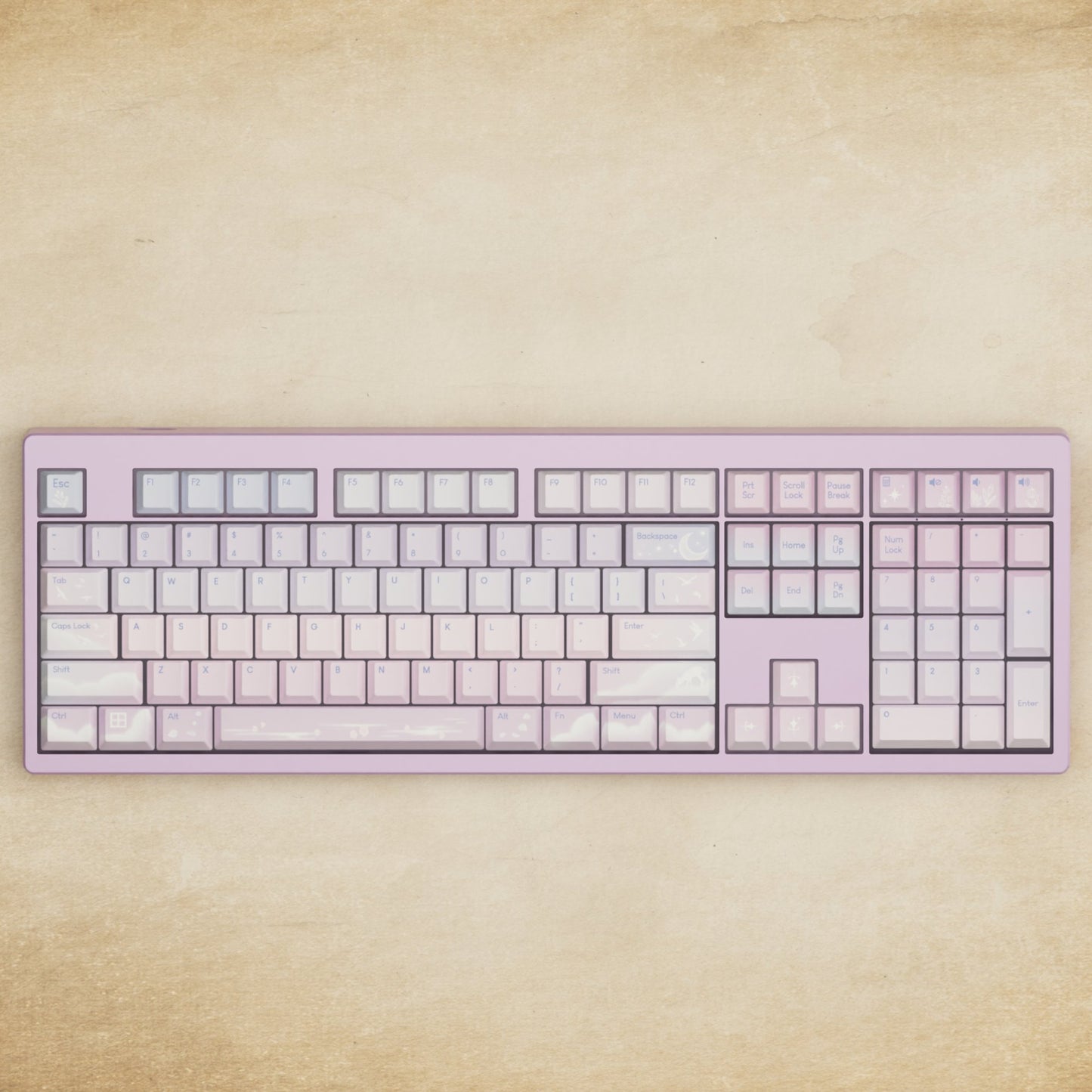 Monsgeek M5 - 100% Aesthetic Sky Mechanical Keyboard - Goblintechkeys