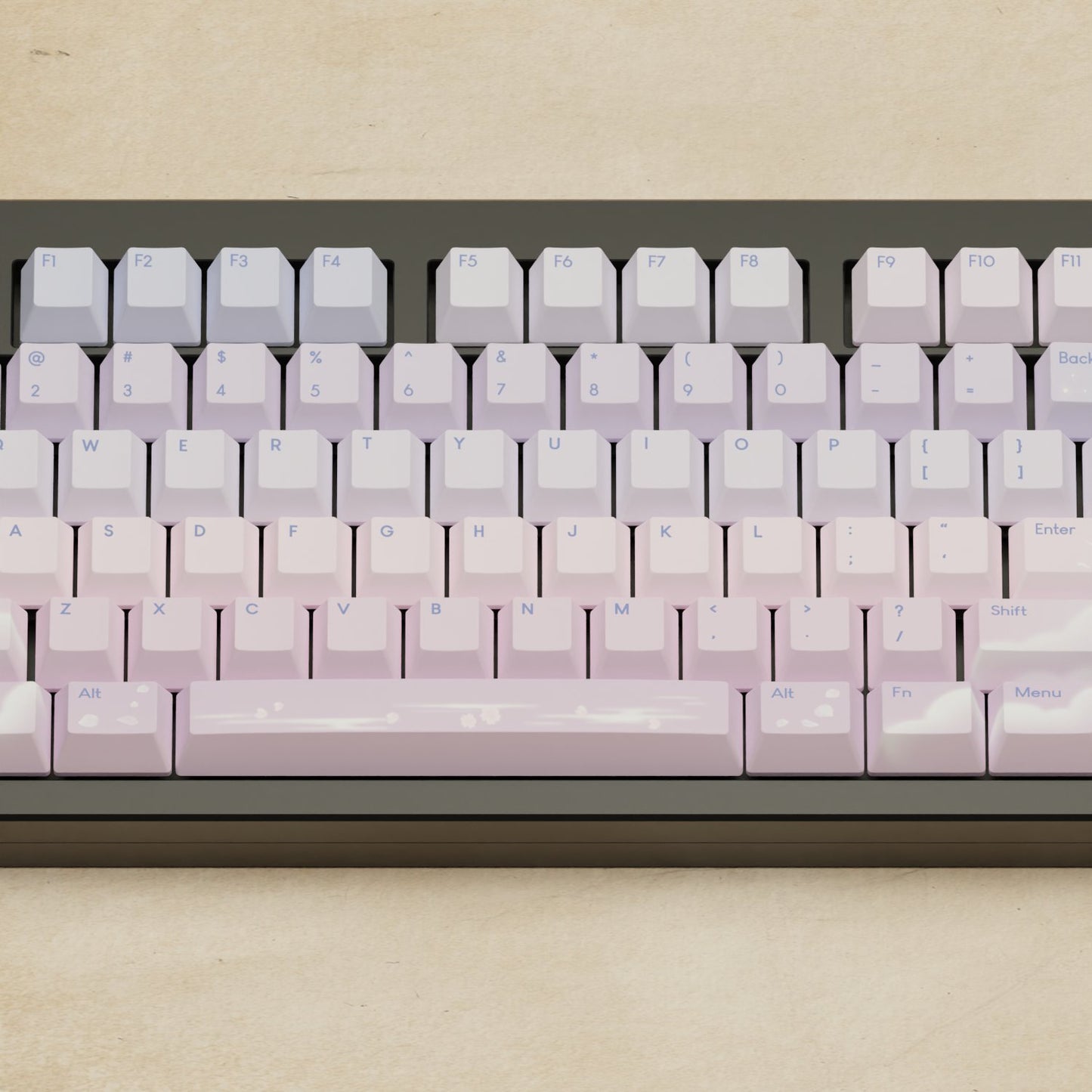 Monsgeek M5 - 100% Aesthetic Sky Mechanical Keyboard - Goblintechkeys