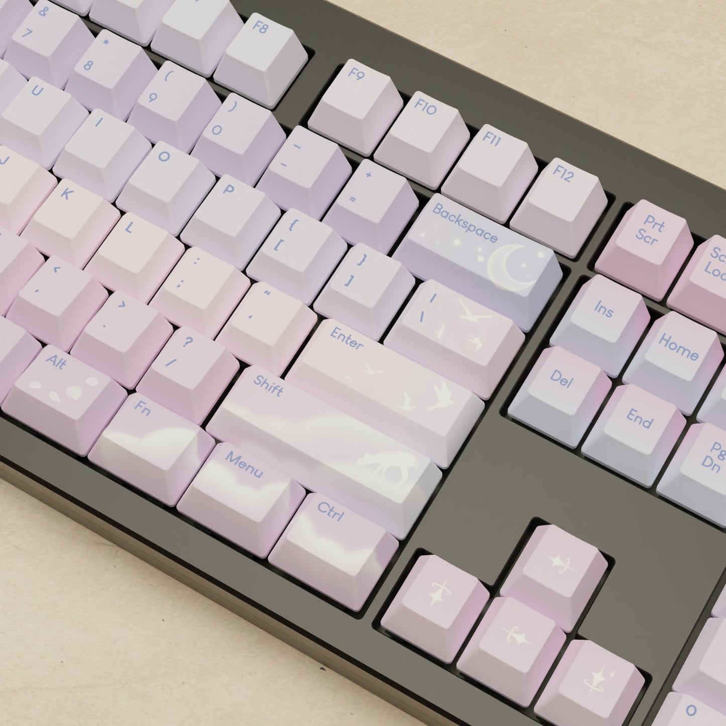Monsgeek M5 - 100% Aesthetic Sky Mechanical Keyboard - Goblintechkeys