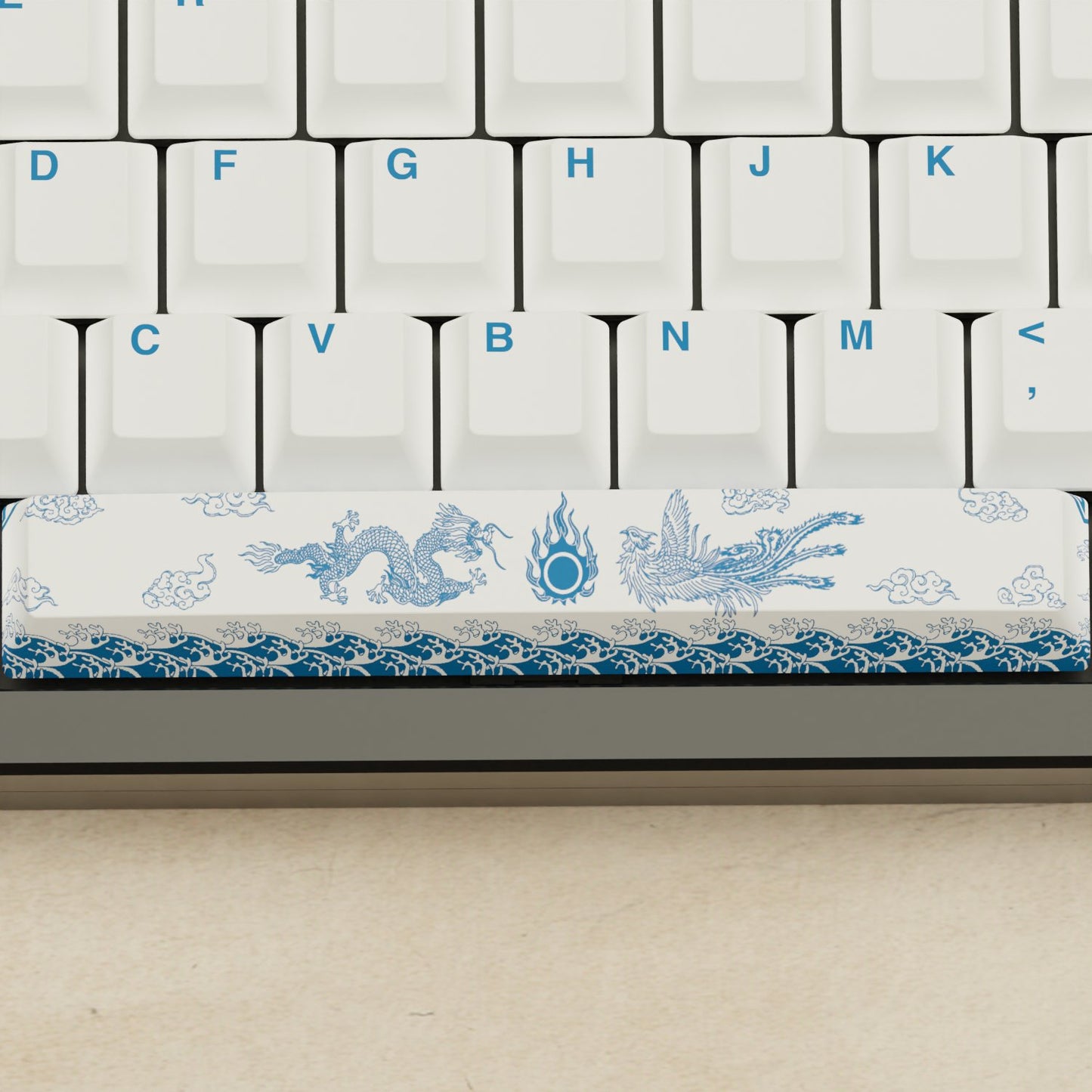 Monsgeek M5 - 100% Blue Pottery Mechanical Keyboard - Goblintechkeys