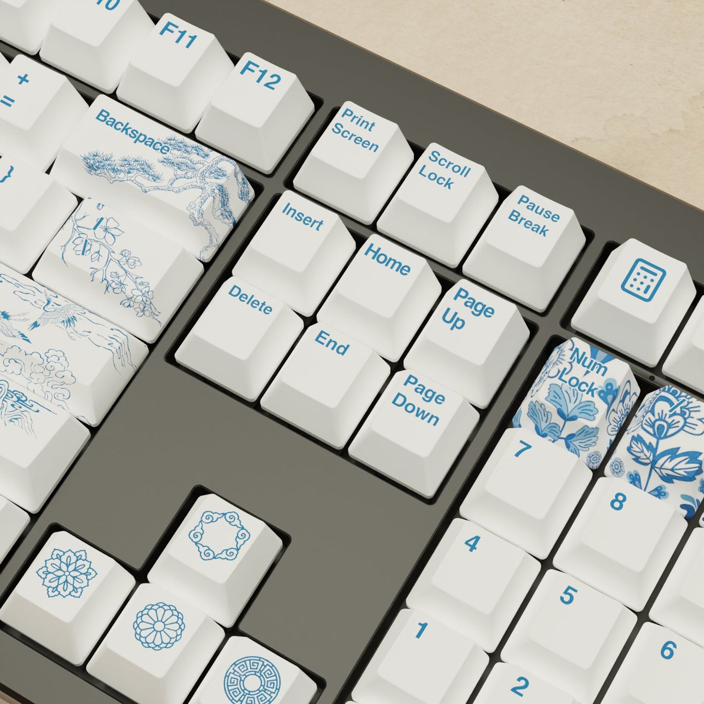 Monsgeek M5 - 100% Blue Pottery Mechanical Keyboard - Goblintechkeys