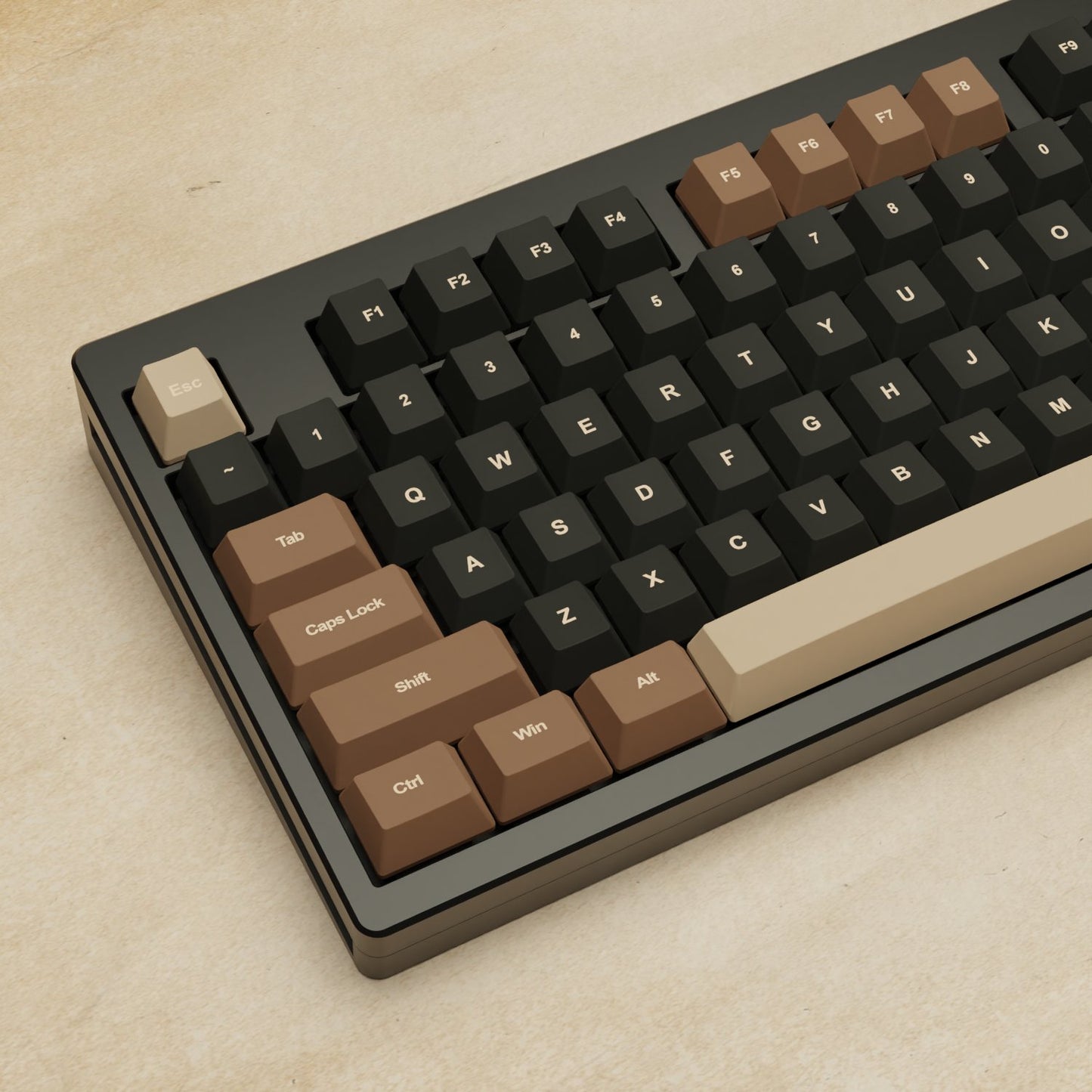 Monsgeek M5 - 100% Coffee Mechanical Keyboard - Goblintechkeys