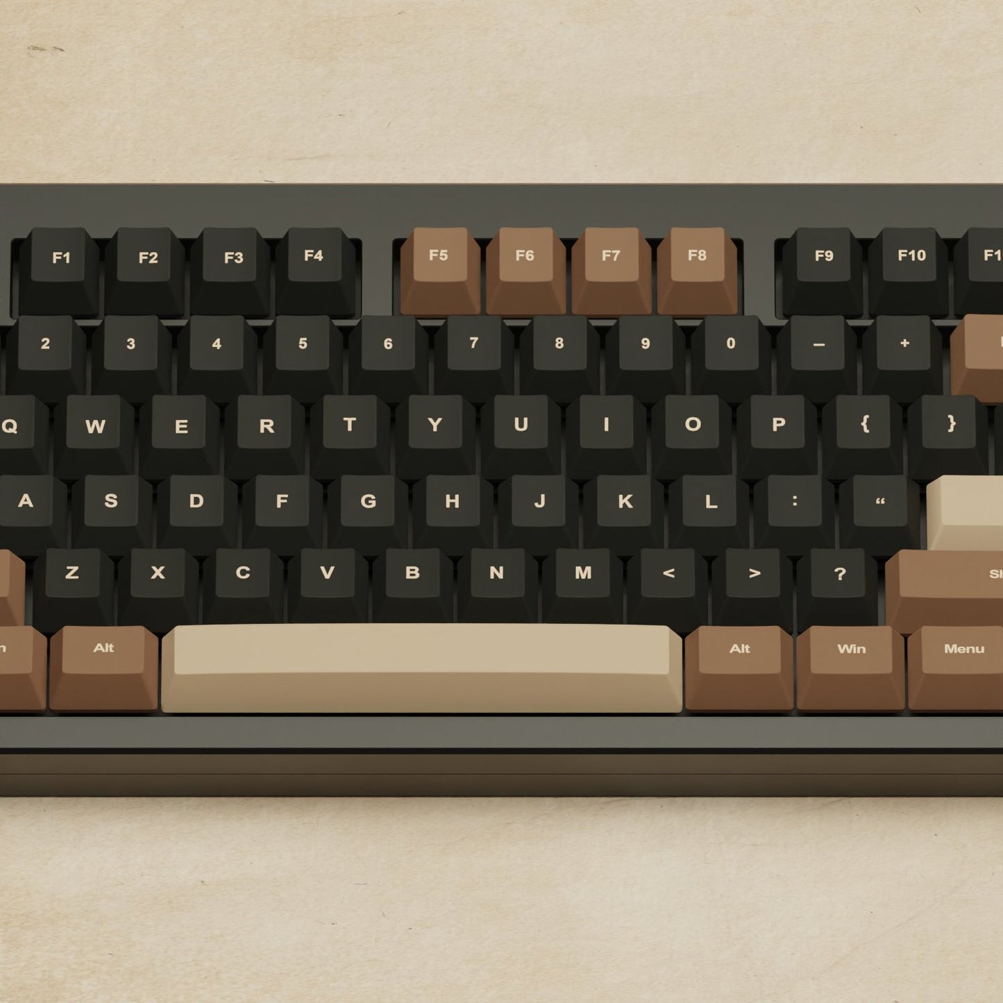 Monsgeek M5 - 100% Coffee Mechanical Keyboard - Goblintechkeys