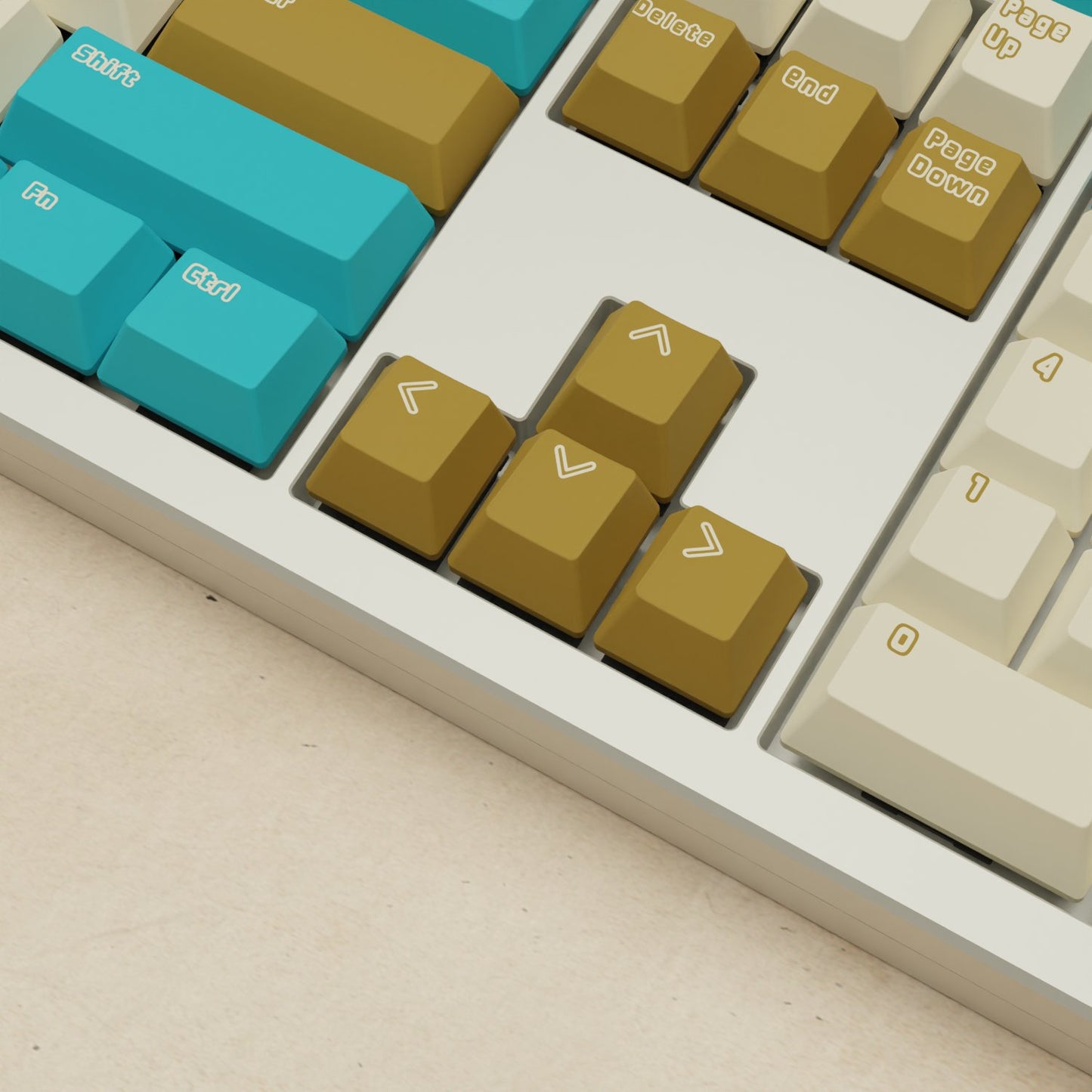 Monsgeek M5 - 100% Creamy Blue Mechanical Keyboard - Goblintechkeys