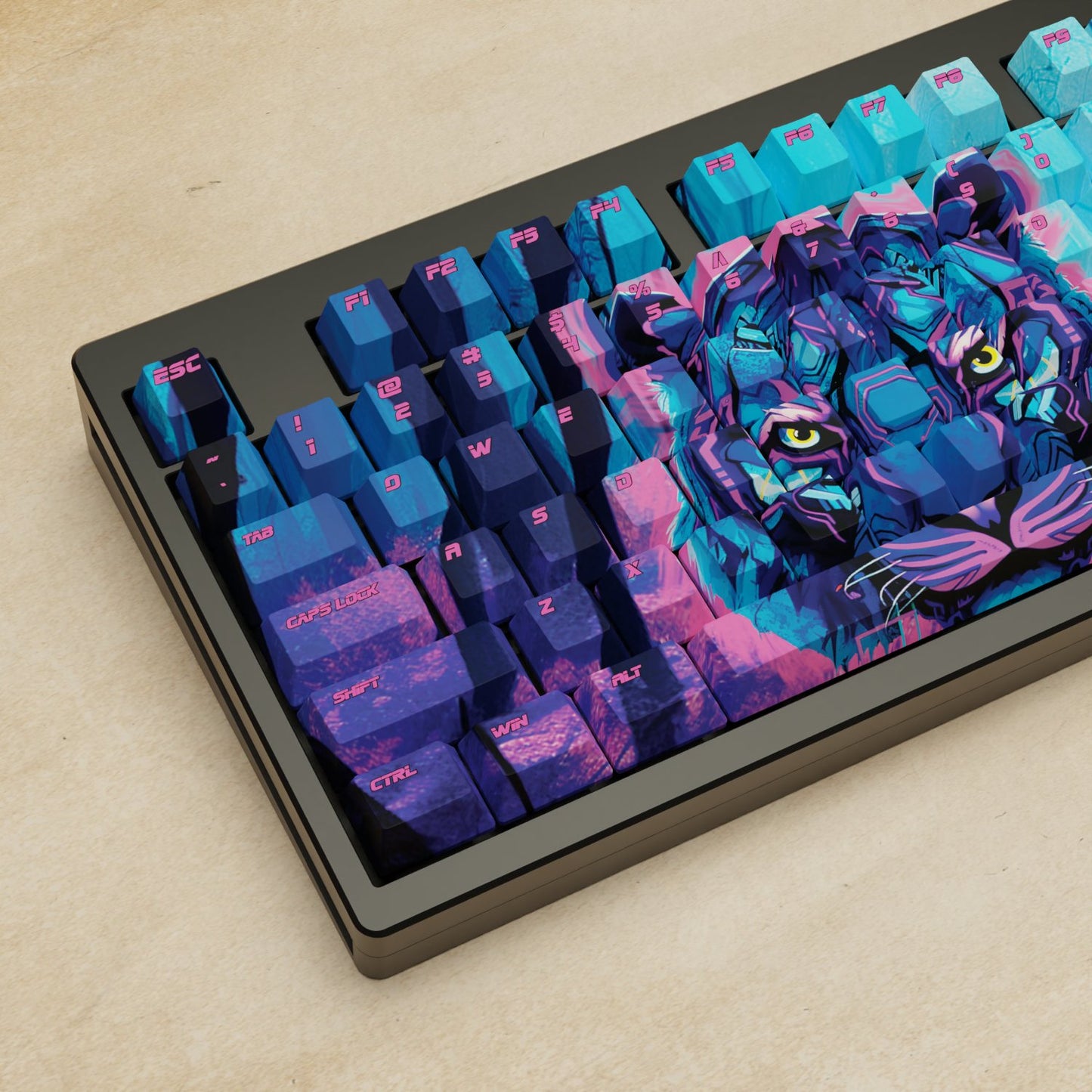 Monsgeek M5 - 100% CyberTiger Mechanical Keyboard - Goblintechkeys