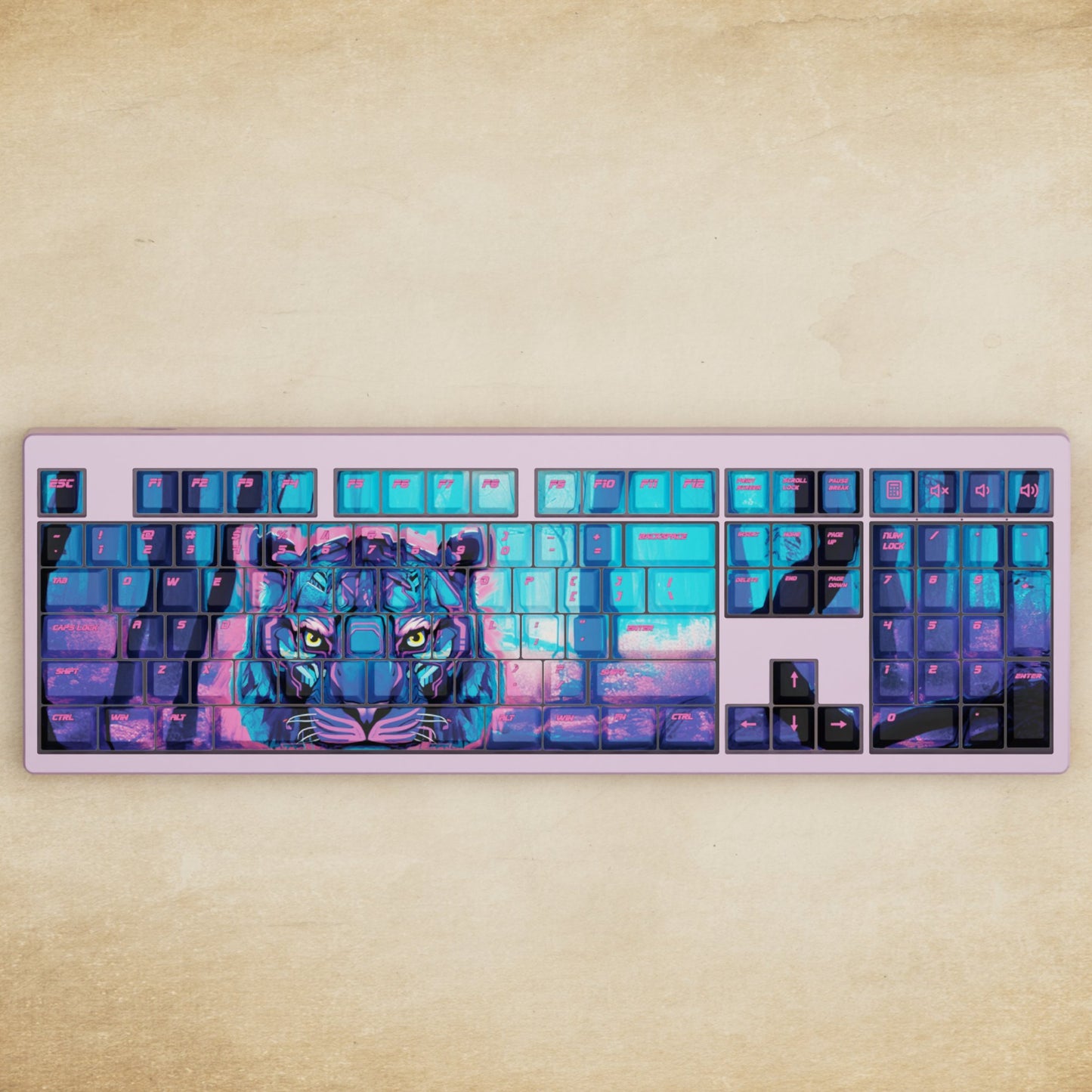 Monsgeek M5 - 100% CyberTiger Mechanical Keyboard - Goblintechkeys