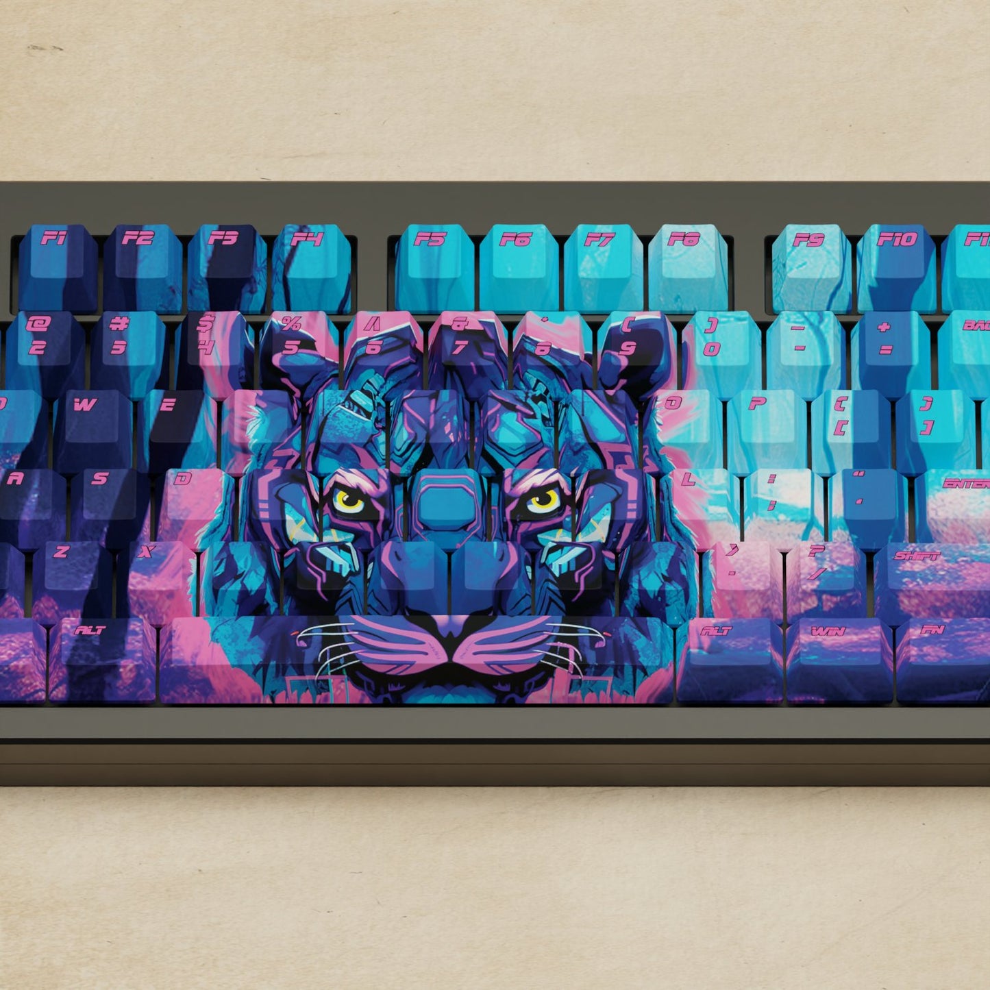 Monsgeek M5 - 100% CyberTiger Mechanical Keyboard - Goblintechkeys