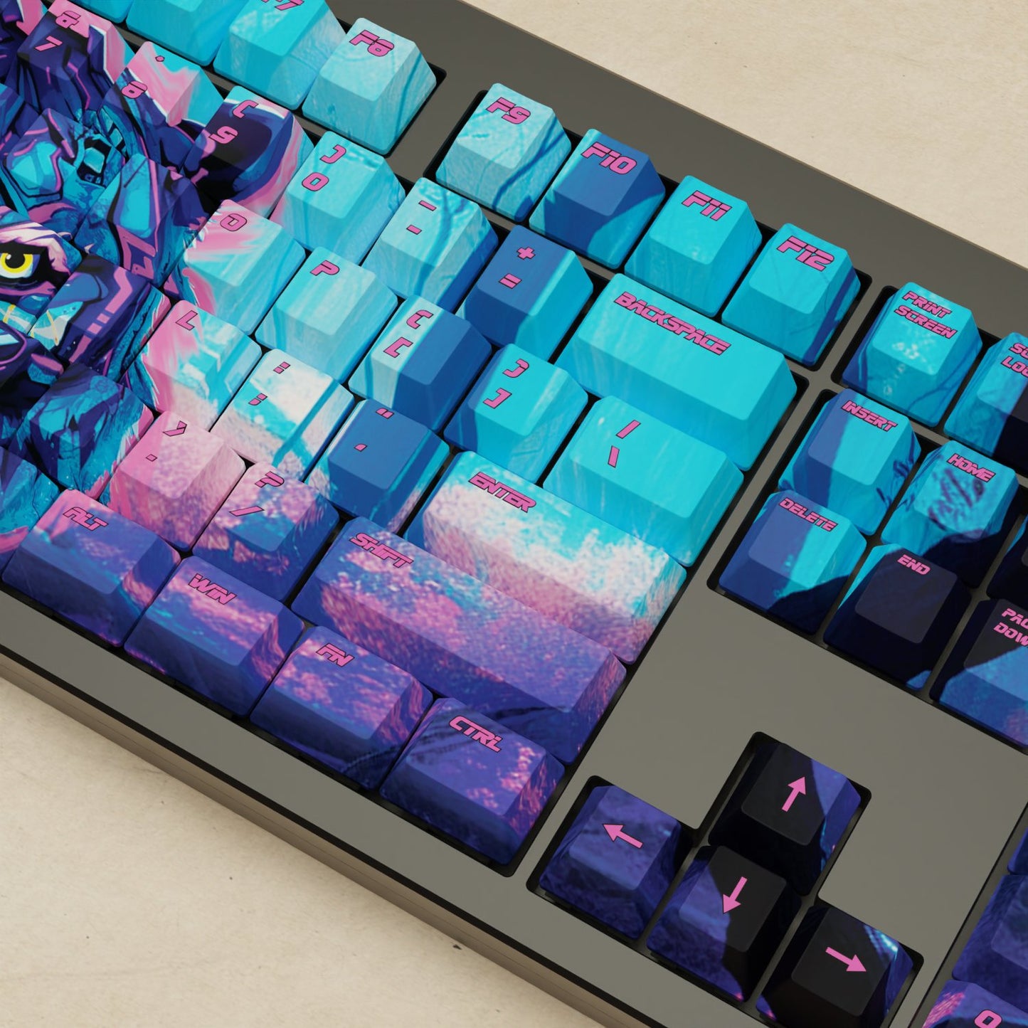 Monsgeek M5 - 100% CyberTiger Mechanical Keyboard - Goblintechkeys
