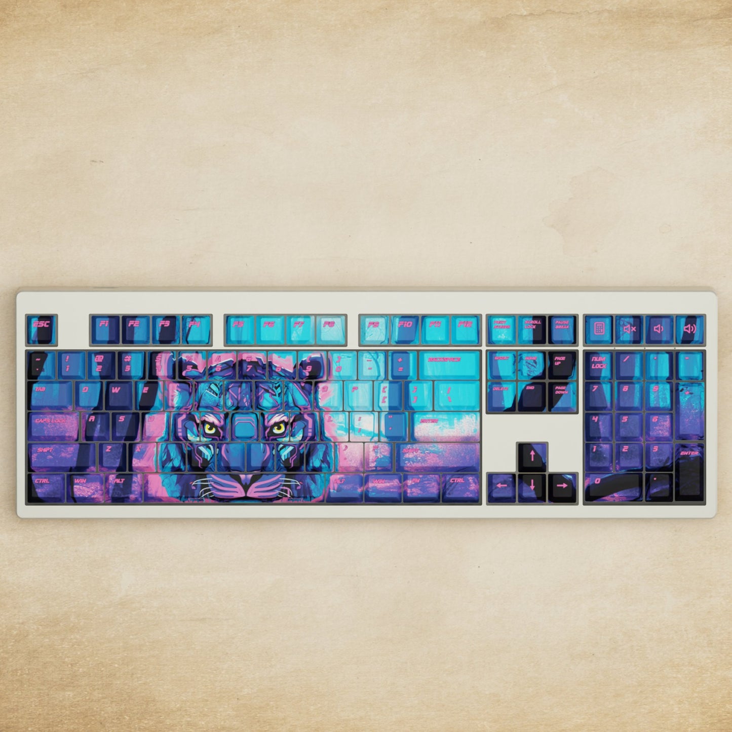 Monsgeek M5 - 100% CyberTiger Mechanical Keyboard - Goblintechkeys