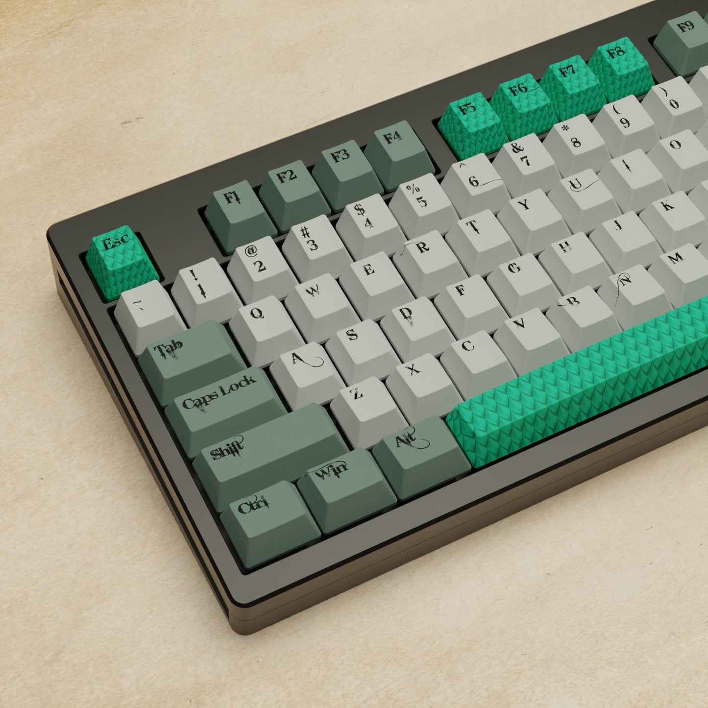 Monsgeek M5 - 100% Dragon Scale Mechanical Keyboard - Goblintechkeys